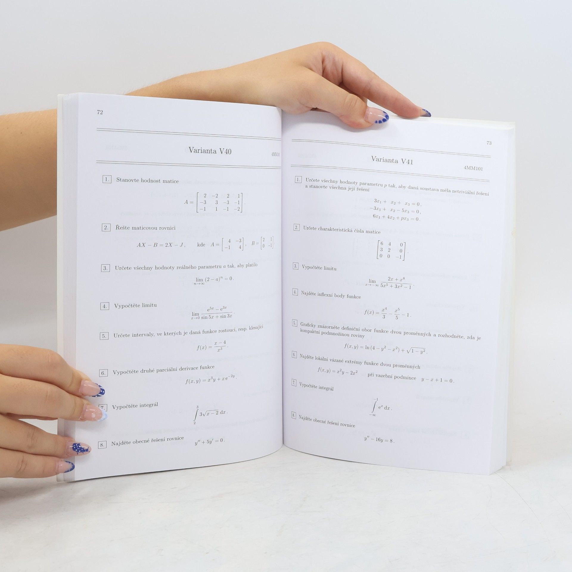 Irena Sýkorová Matematika. Testy pro přípravu k bakalářským zkouškám na VŠE