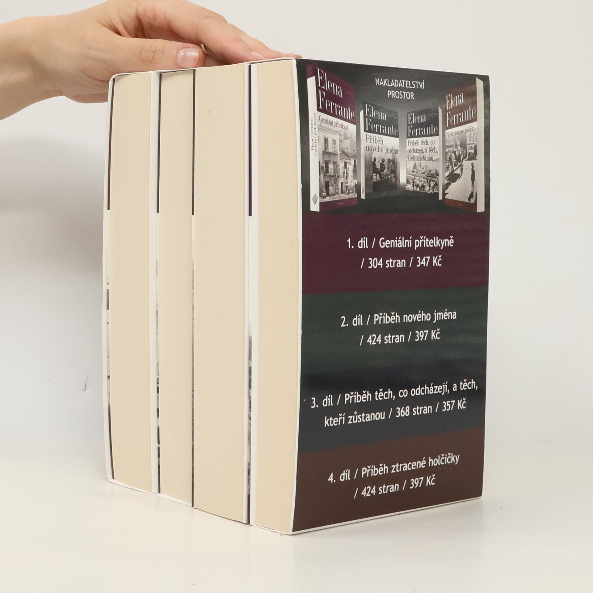 Elena Ferrante Geniální přítelkyně 1-4