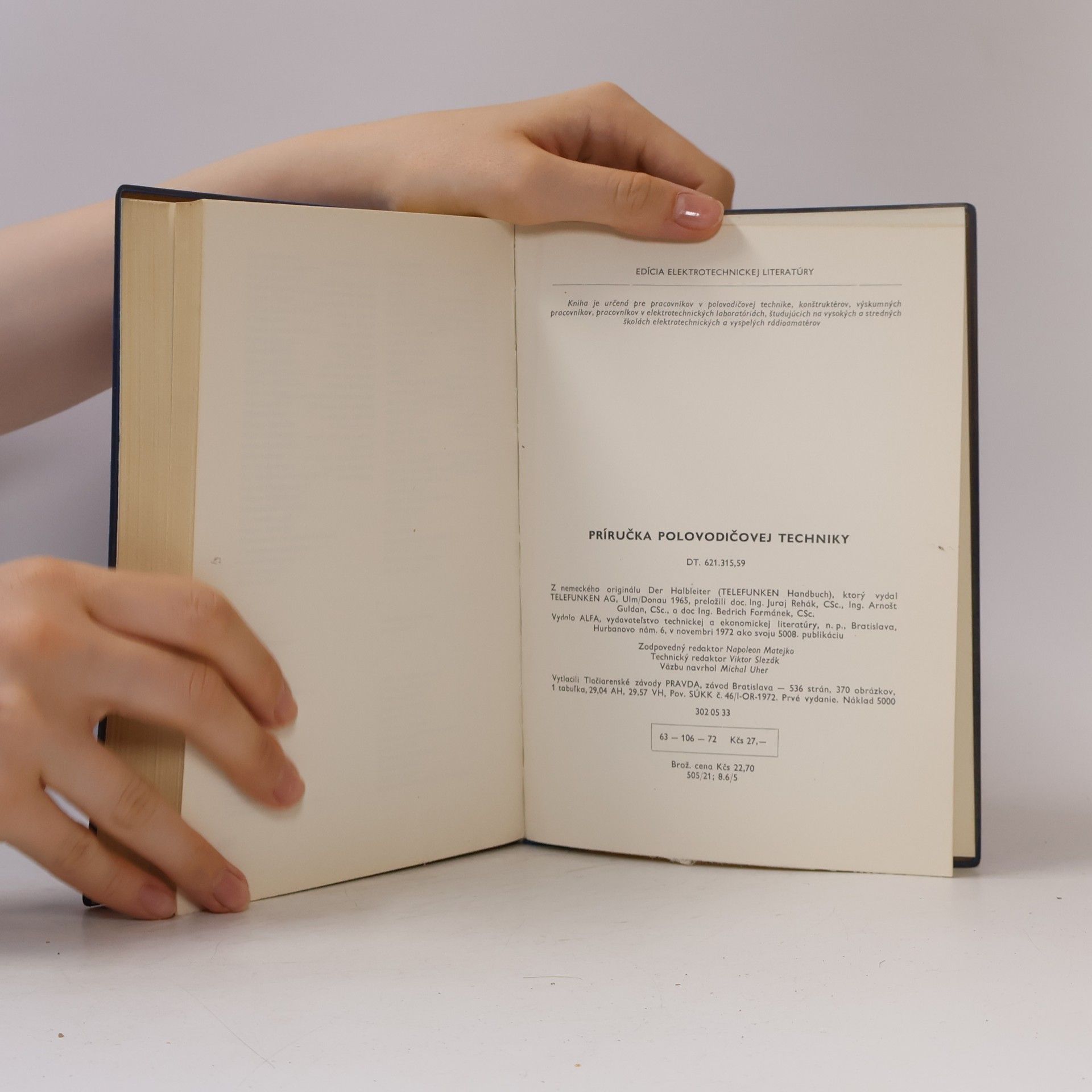 Various authors Príručka polovodičovej techniky