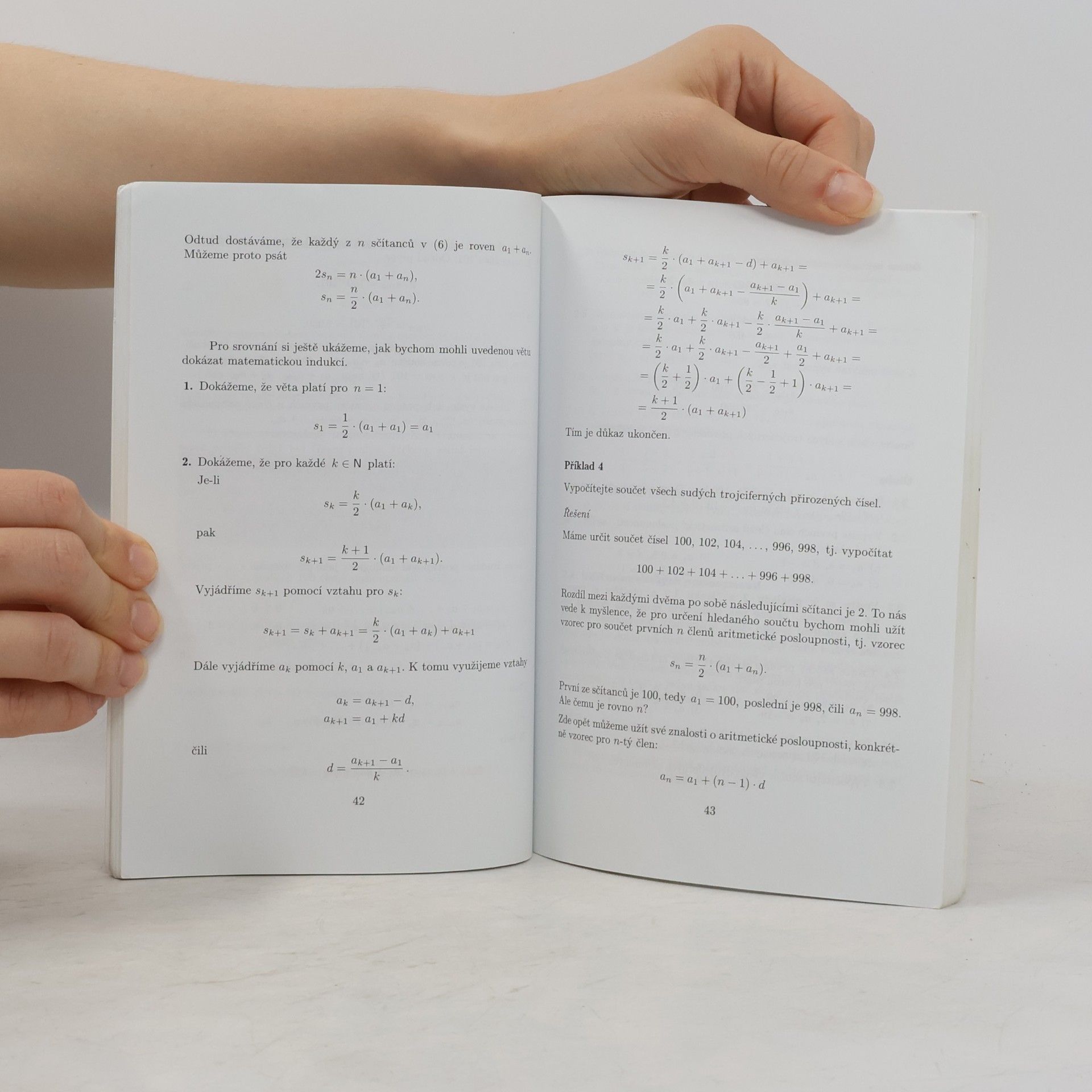 Oldřich Odvárko Matematika pro gymnázia. Posloupnosti a řady
