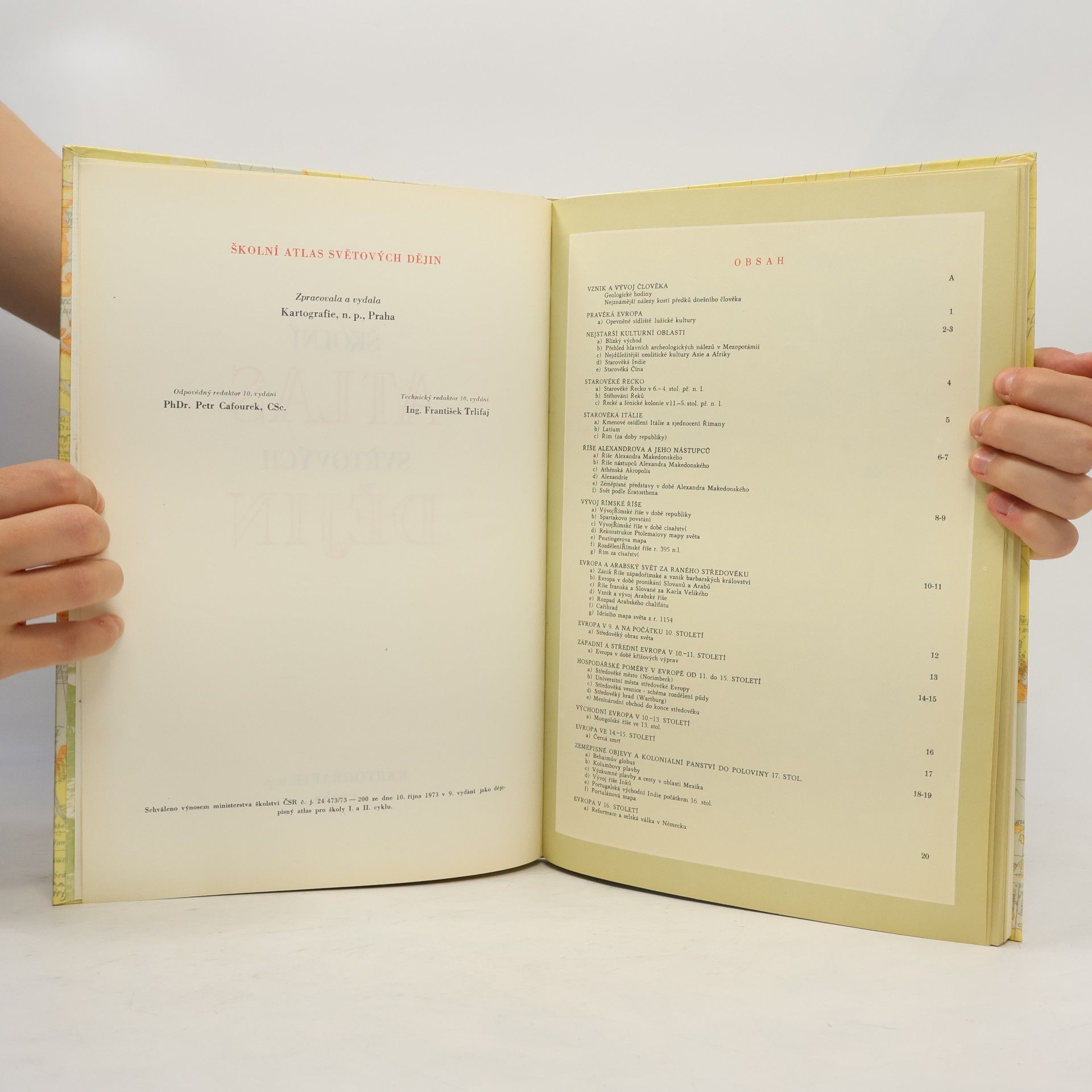 Kolektív autorov Školní atlas světových dějin