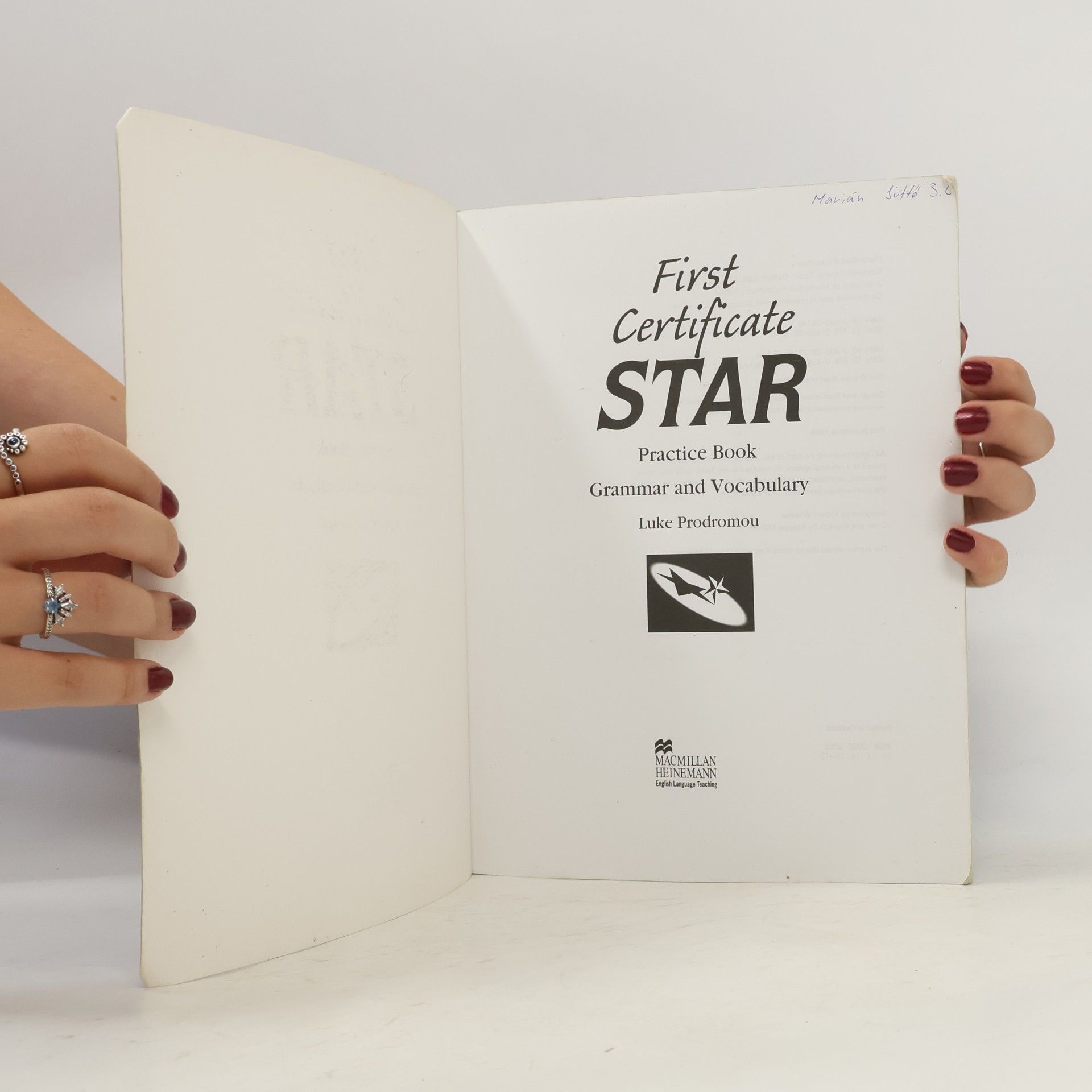 Luke Prodromou First Certificate Star : Practice Book