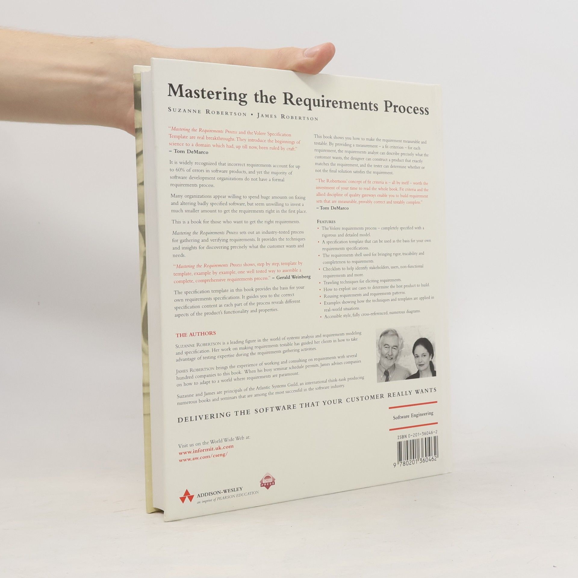 Suzanne Robertson Mastering the Requirements Process