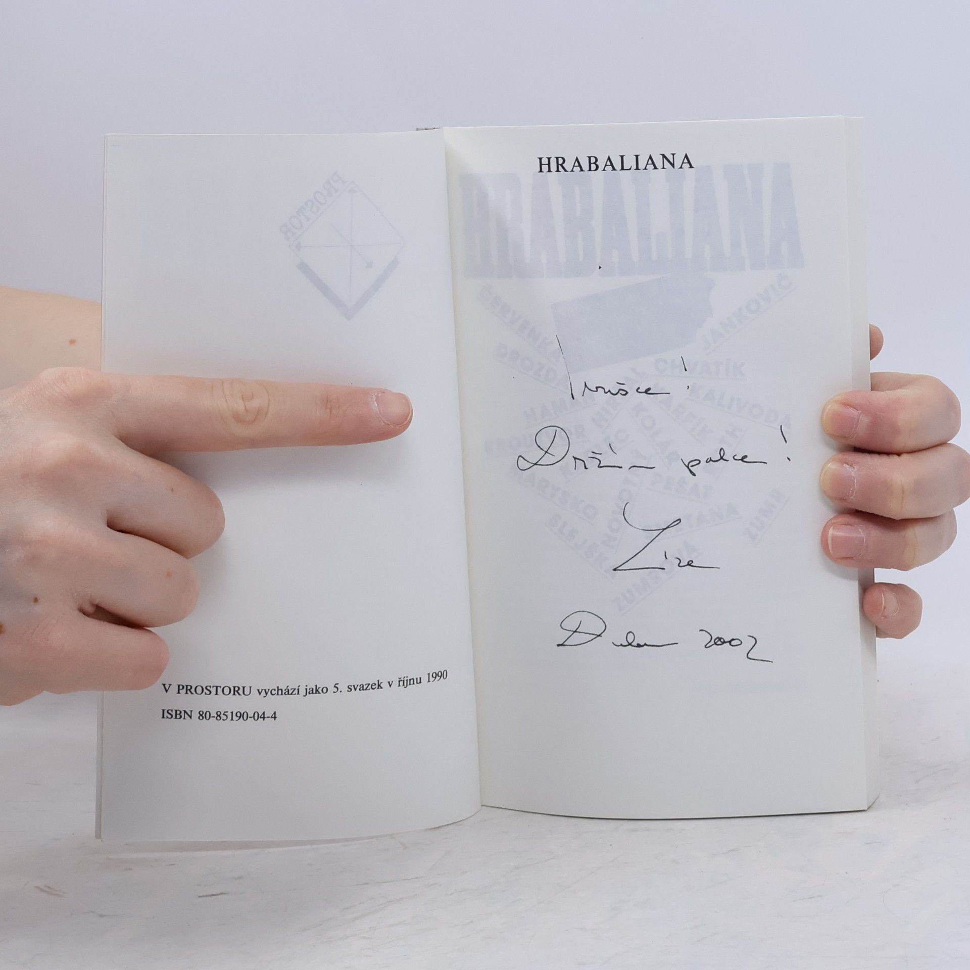 Kolektiv autorů Hrabaliana. Sborník prací k 75. narozeninám Bohumila Hrabala