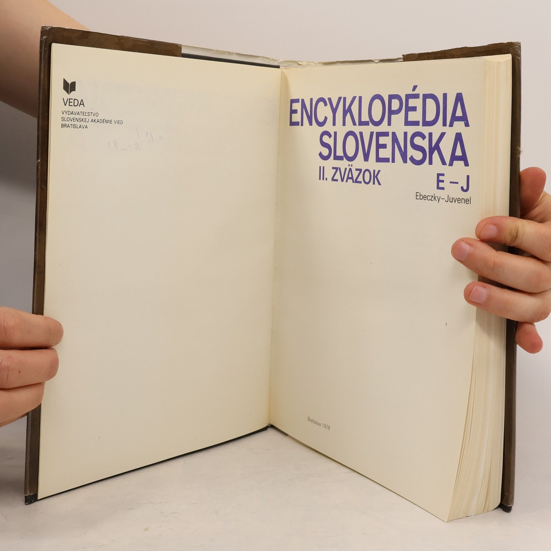 Kolektiv autorů Encyklopédia Slovenska II. E-J