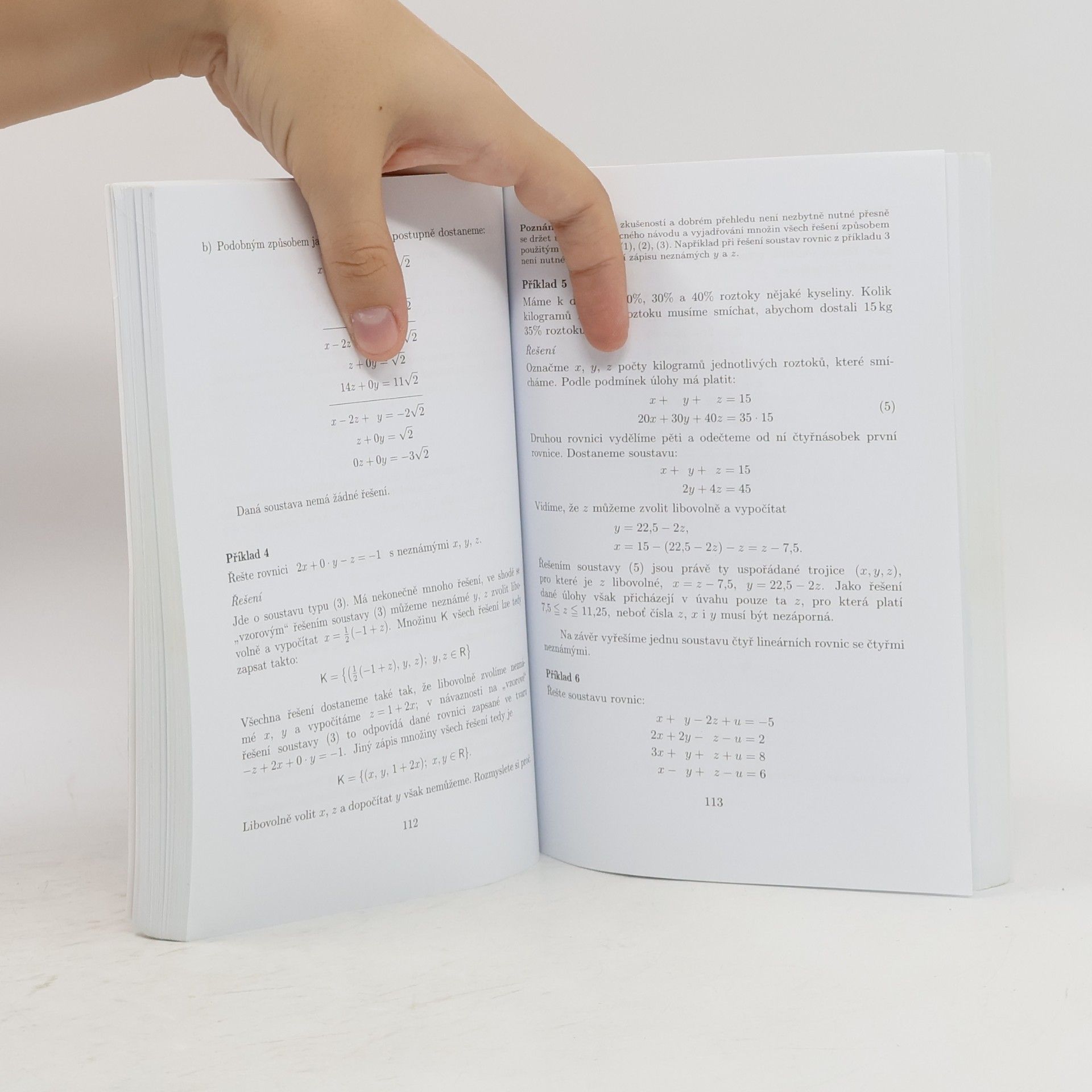 Leo Boček Matematika pro gymnázia. Rovnice a nerovnice