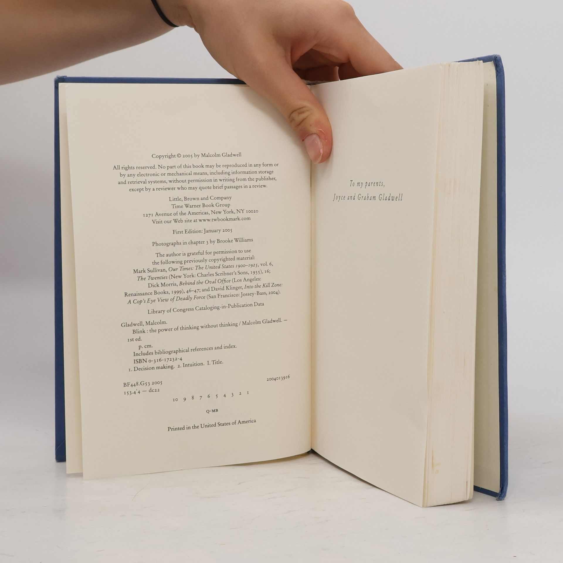 Malcom Gladwell Blink