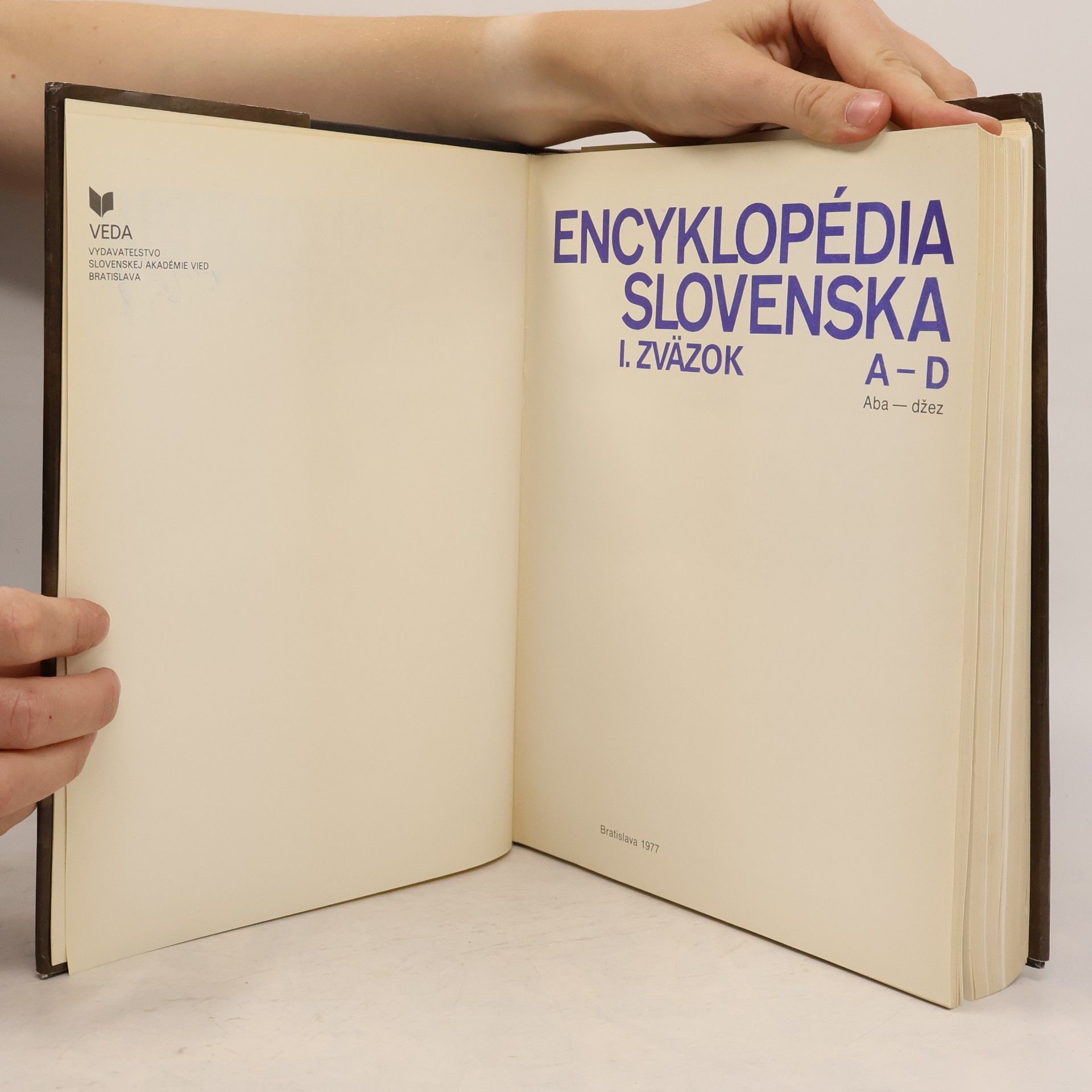 Kolektiv autorů Encyklopédia Slovenska I. A-D