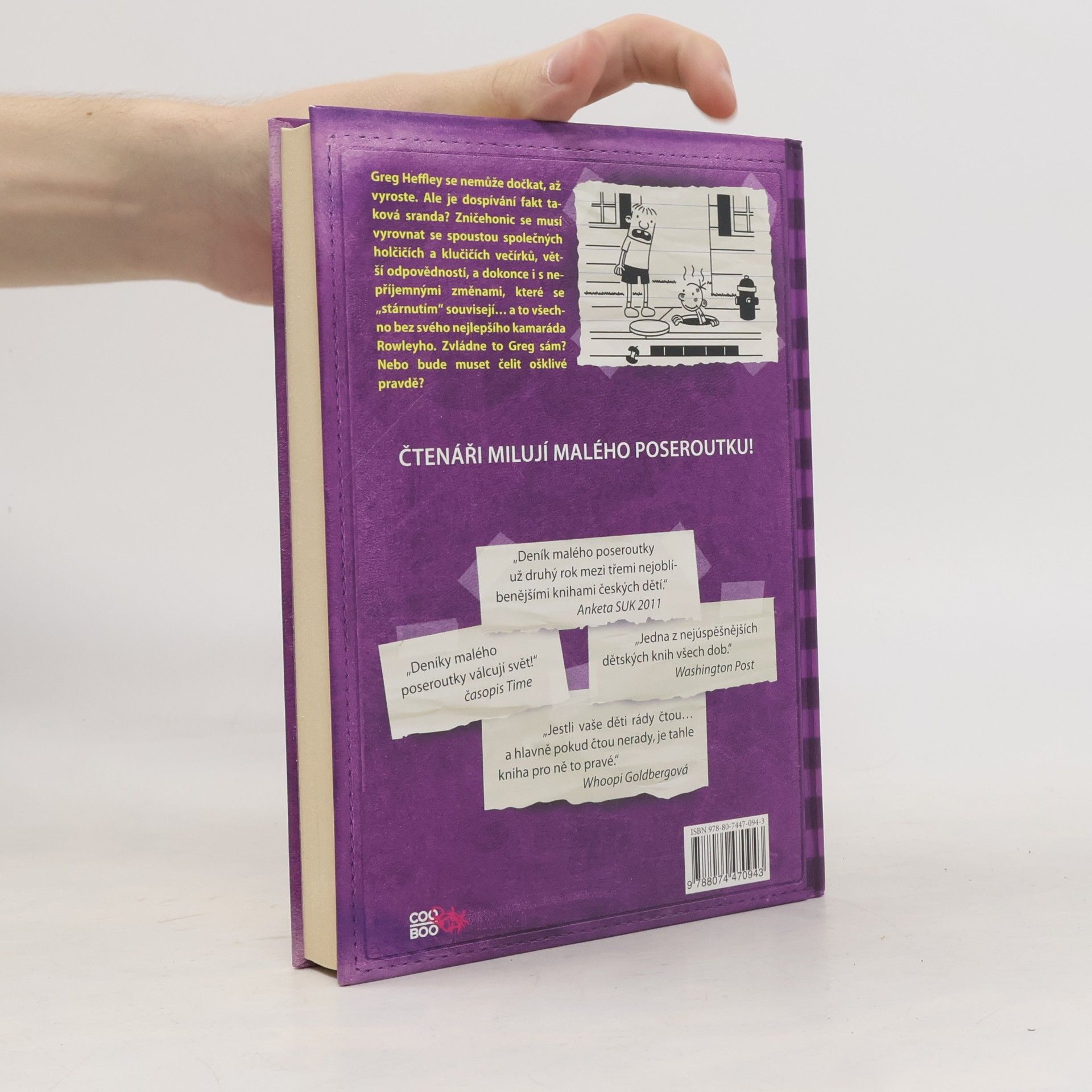 Jeff Kinney Deník malého poseroutky 5. Ošklivá pravda