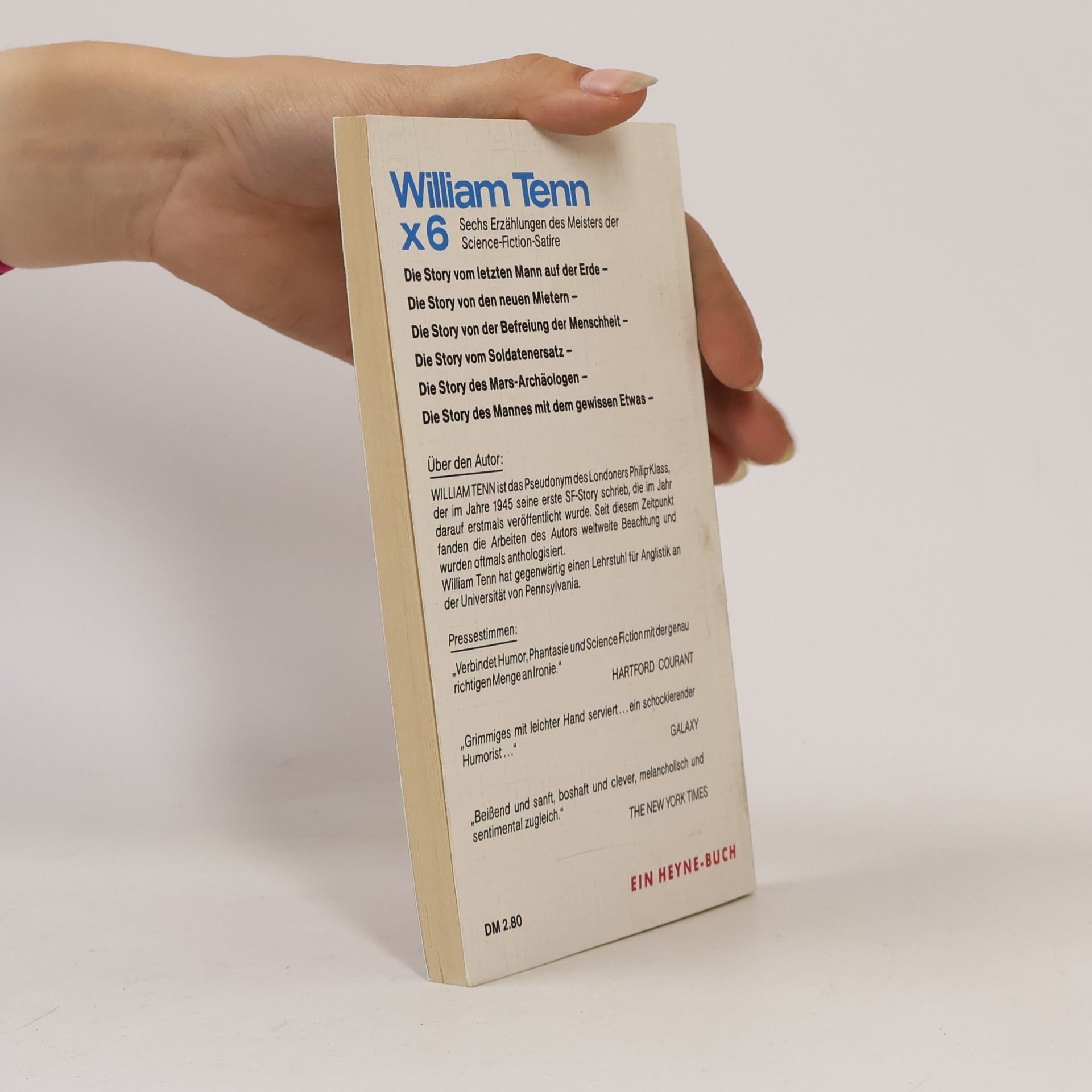 William Tenn Mögliche Welten