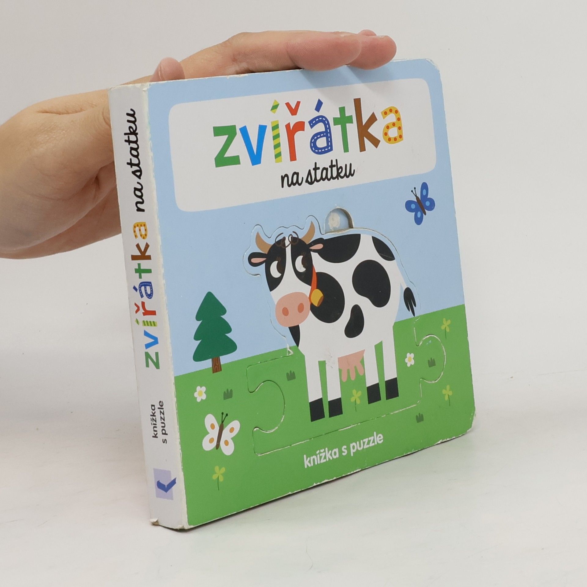 Josef Vyskočil Zvířátka na statku, kniha s puzzle