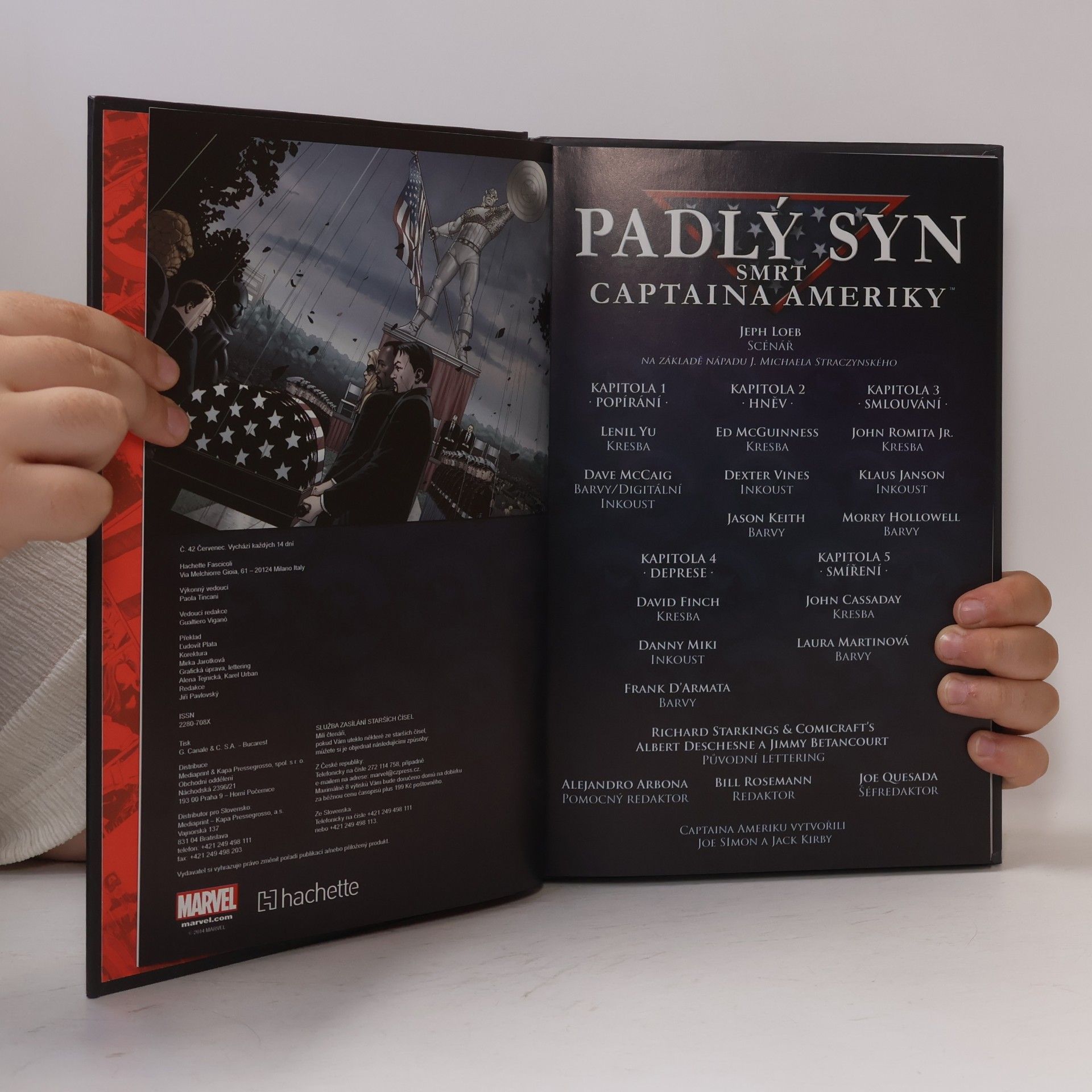 Jeph Loeb Ultimátní komiksový komplet 53. Padlý syn. Smrt Captaina Ameriky