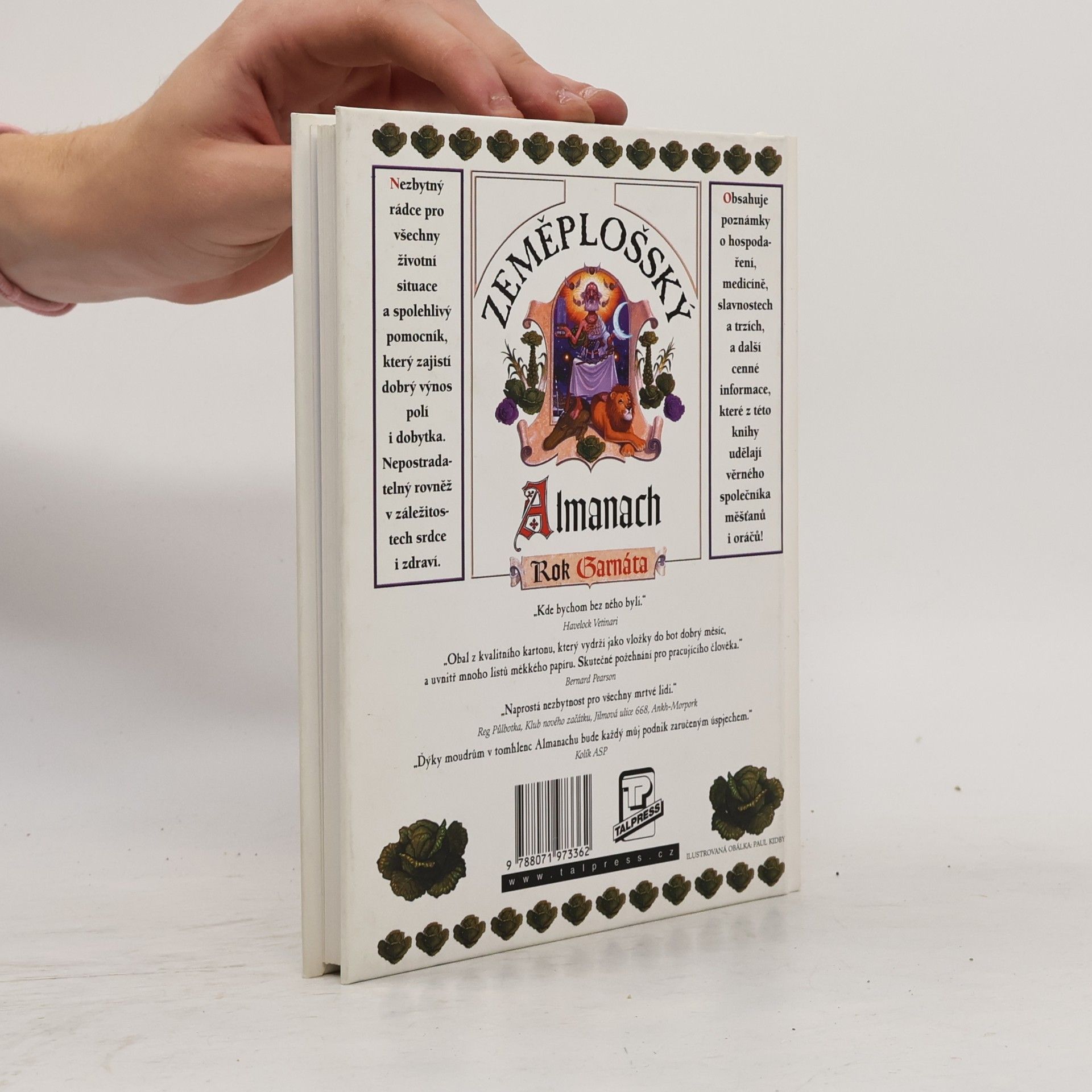Terry Pratchett Světoznámý zeměplošský almanach pro rok garnáta: pro město Ankh-Morpork a přilehlé zemědělské oblasti