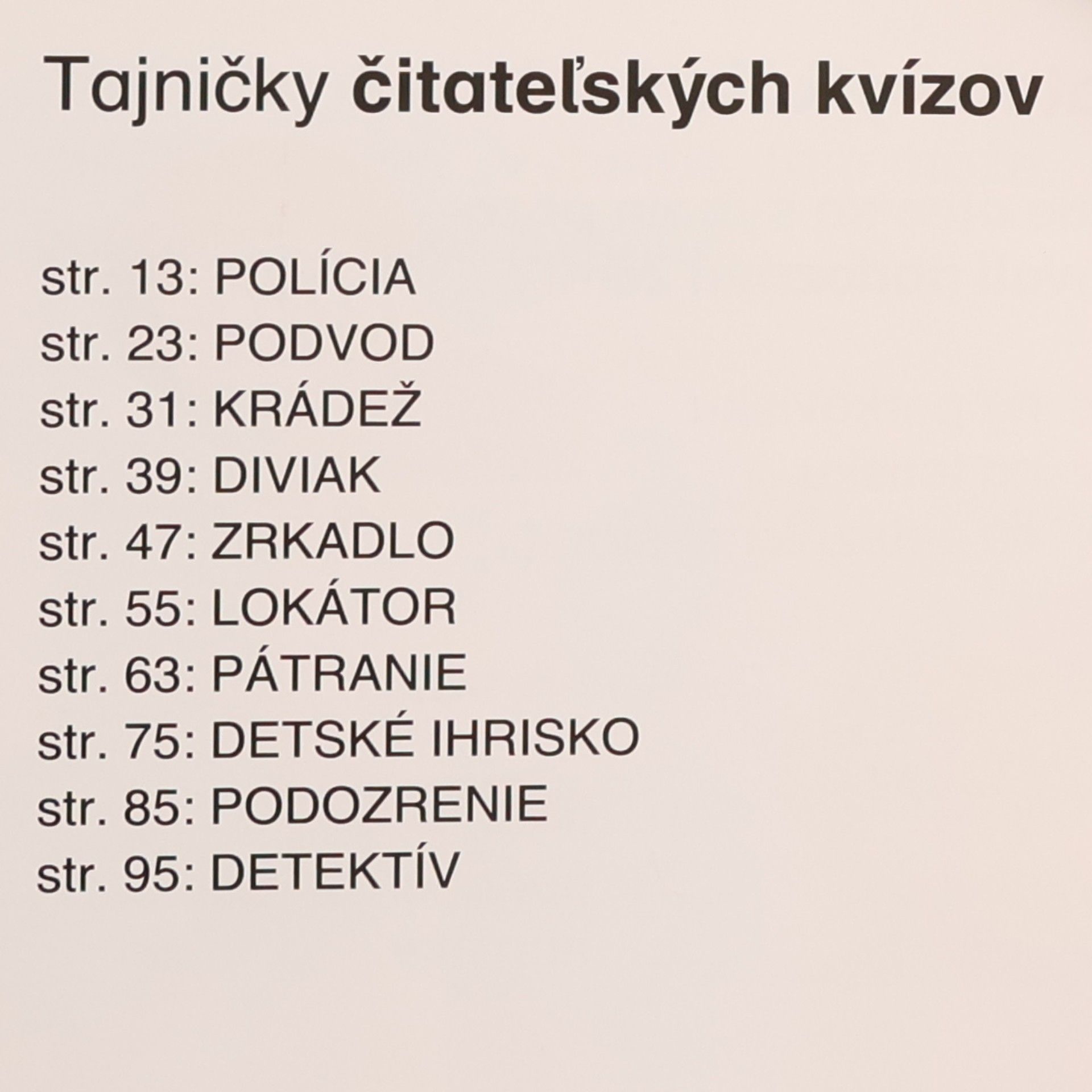 Carola von Kessel Detektívne príbehy pre prváčikov. 1. trieda