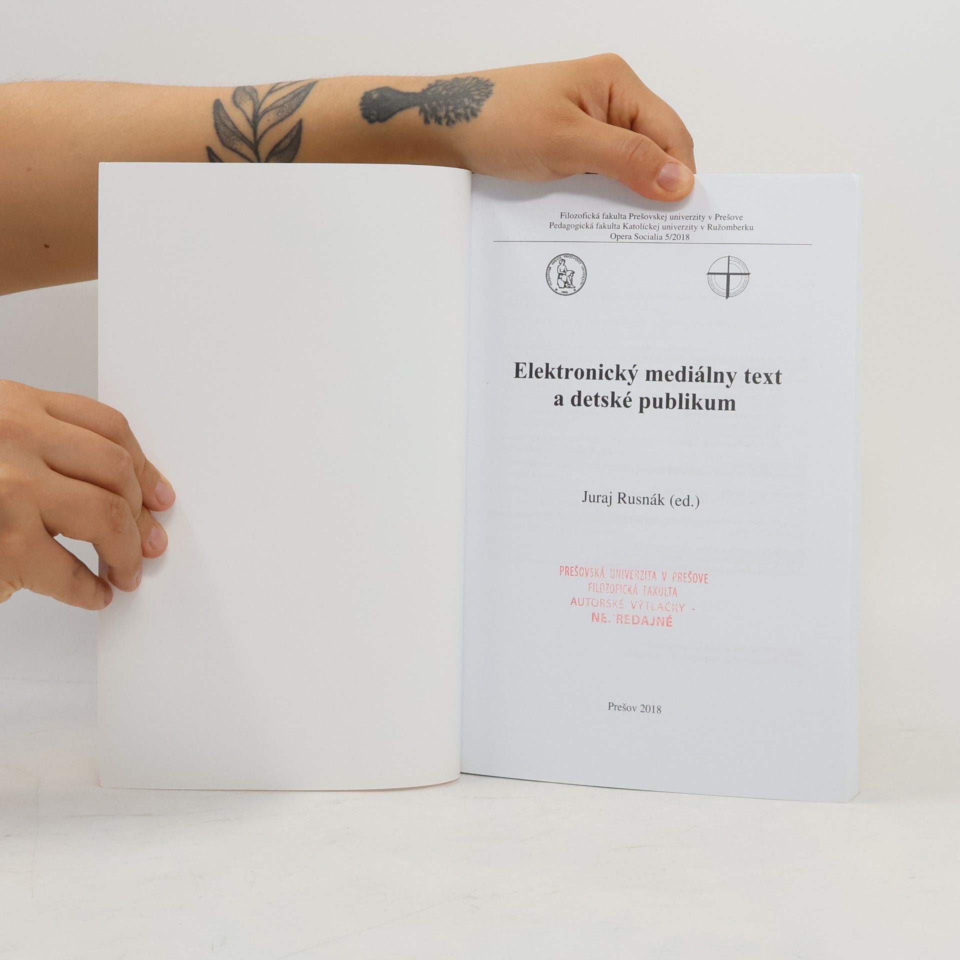 Juraj Rusňák Elektronický mediálny text a detské publikum