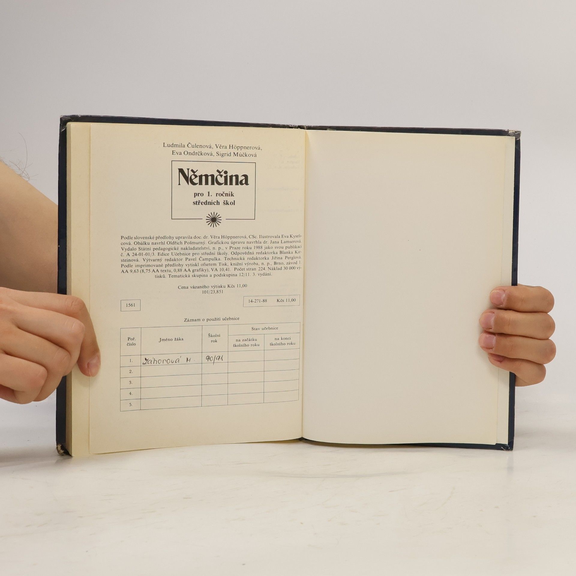 Ľudmila Čulenová Němčina pro 1. ročník středních škol