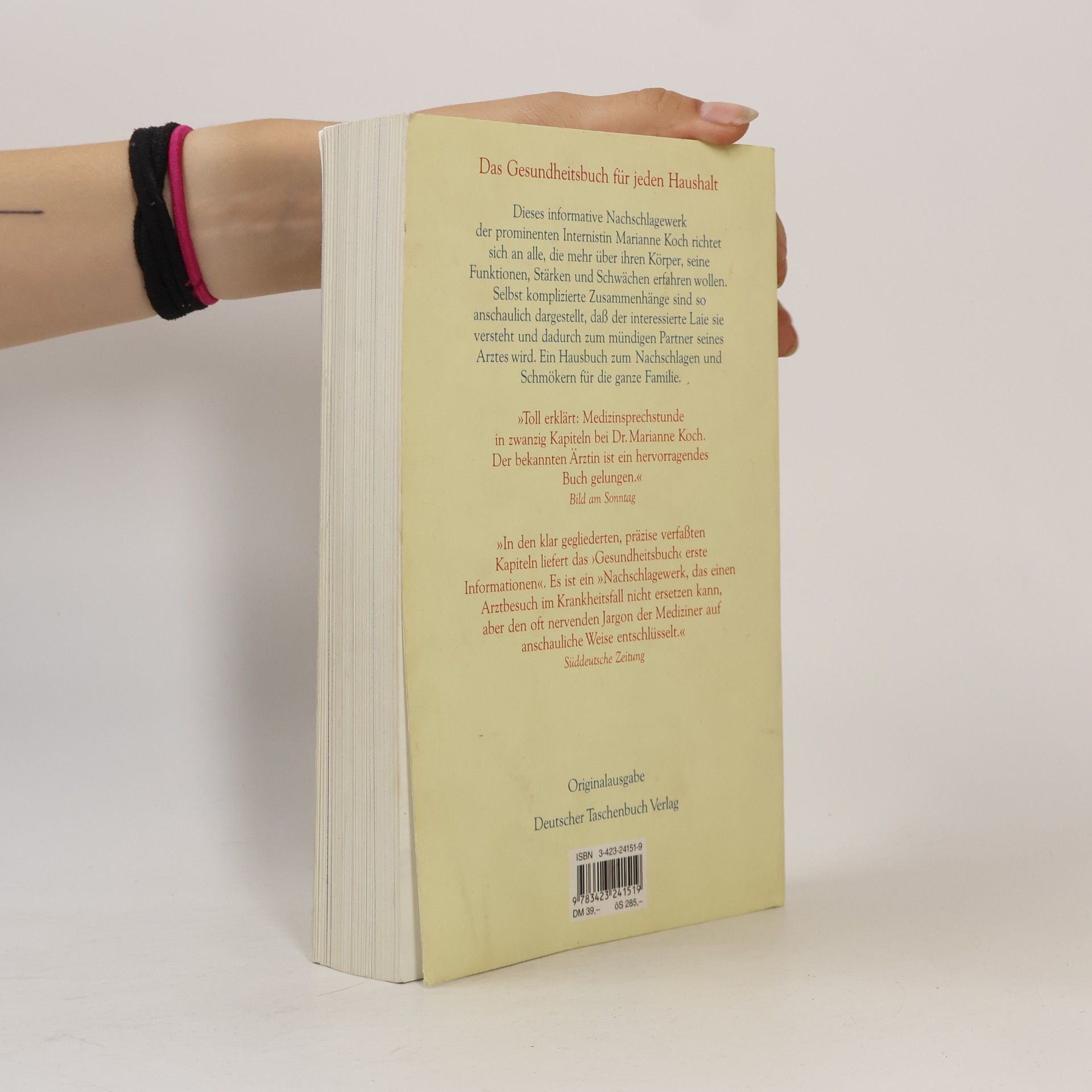 Marianne Koch Mein Gesundheitsbuch