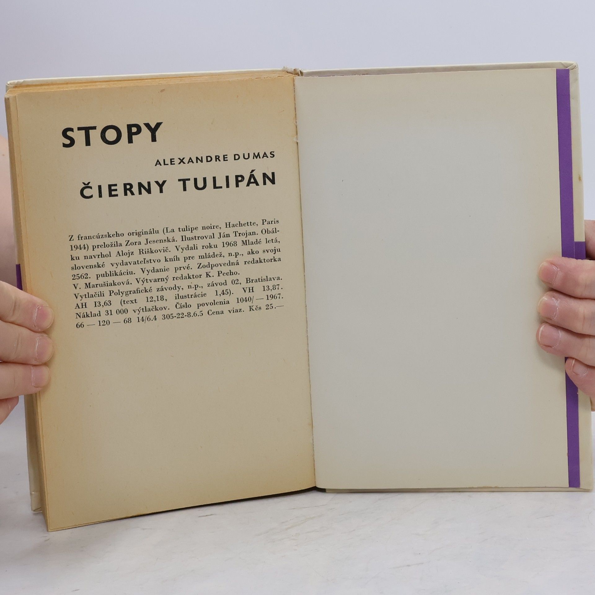 Alexandre Dumas der Ältere Čierny tulipán