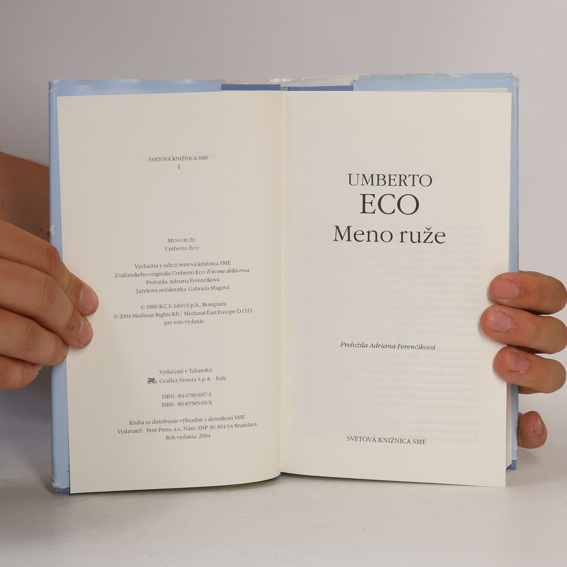 Umberto Eco Meno ruže