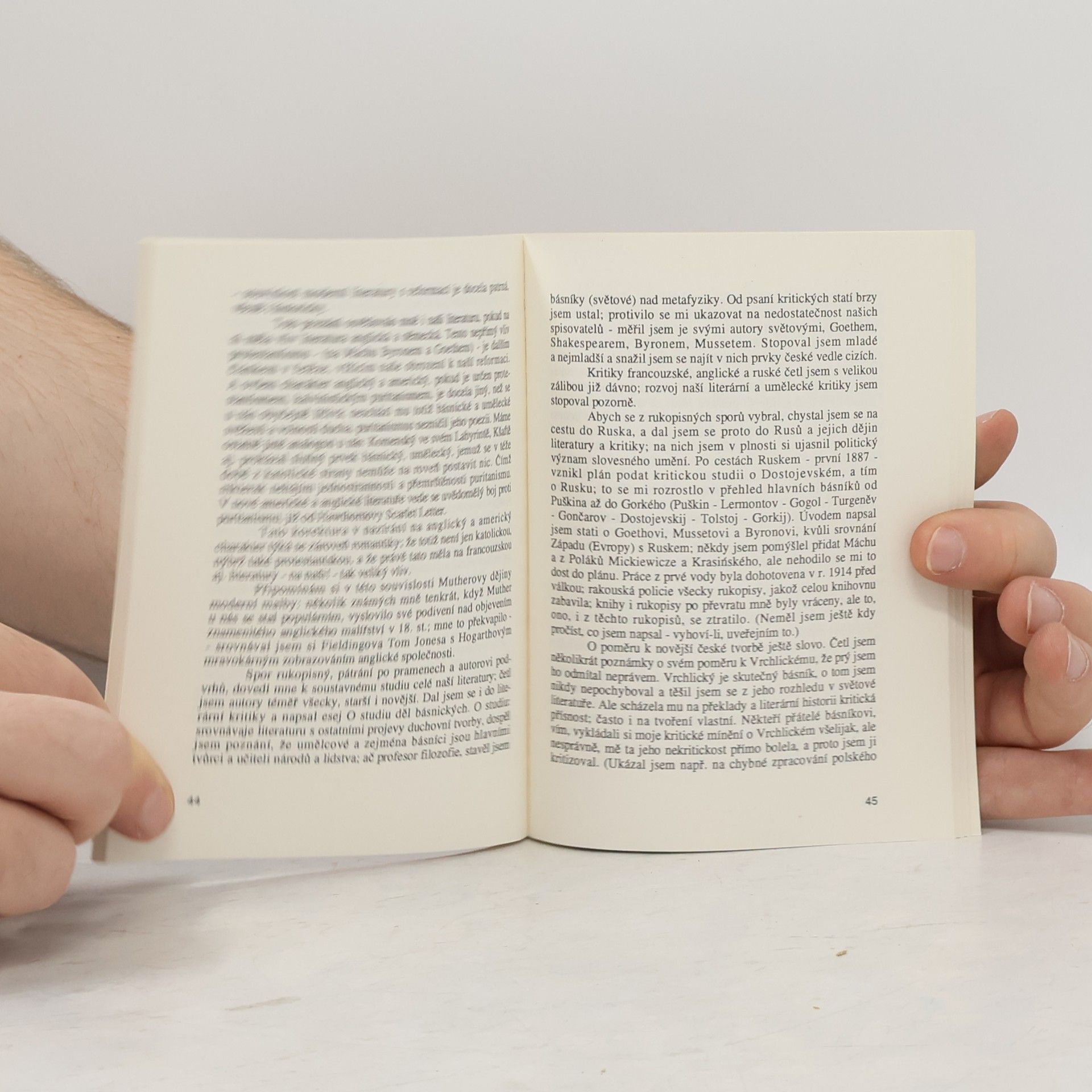 Tomáš Garrigue Masaryk Můj poměr k literatuře