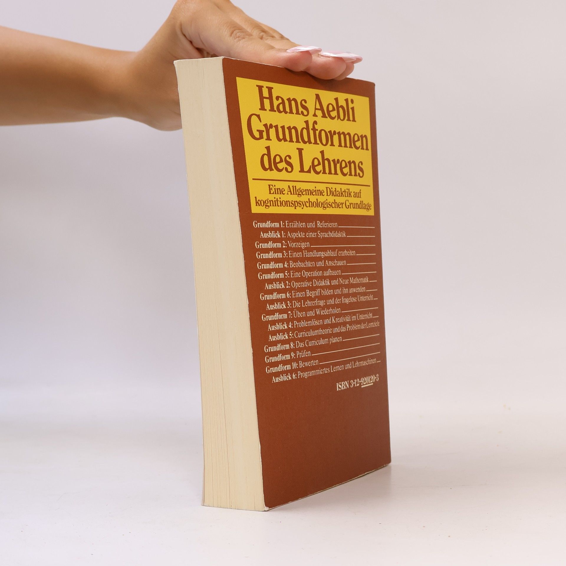 Hans Aebli Grundformen des Lehrens