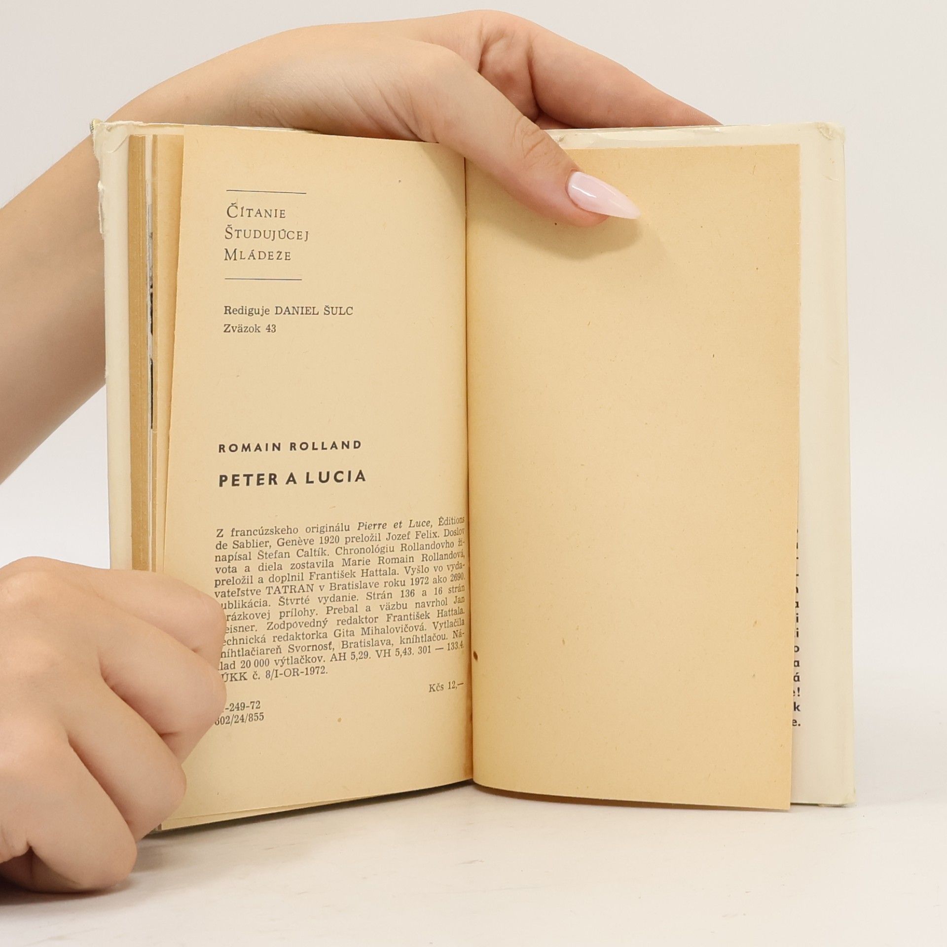 Romain Rolland Petr a Lucia