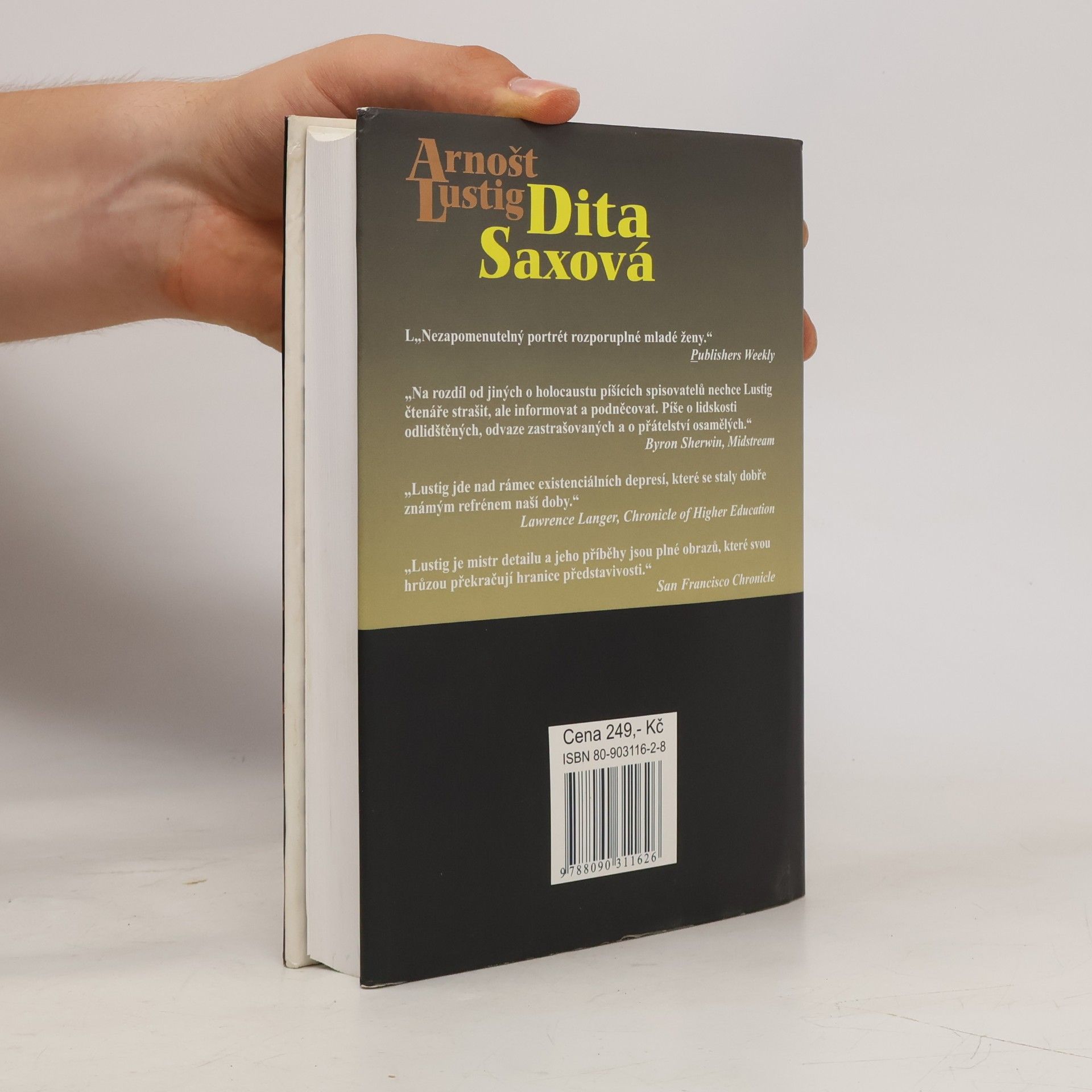 Arnošt Lustig Dita Saxová