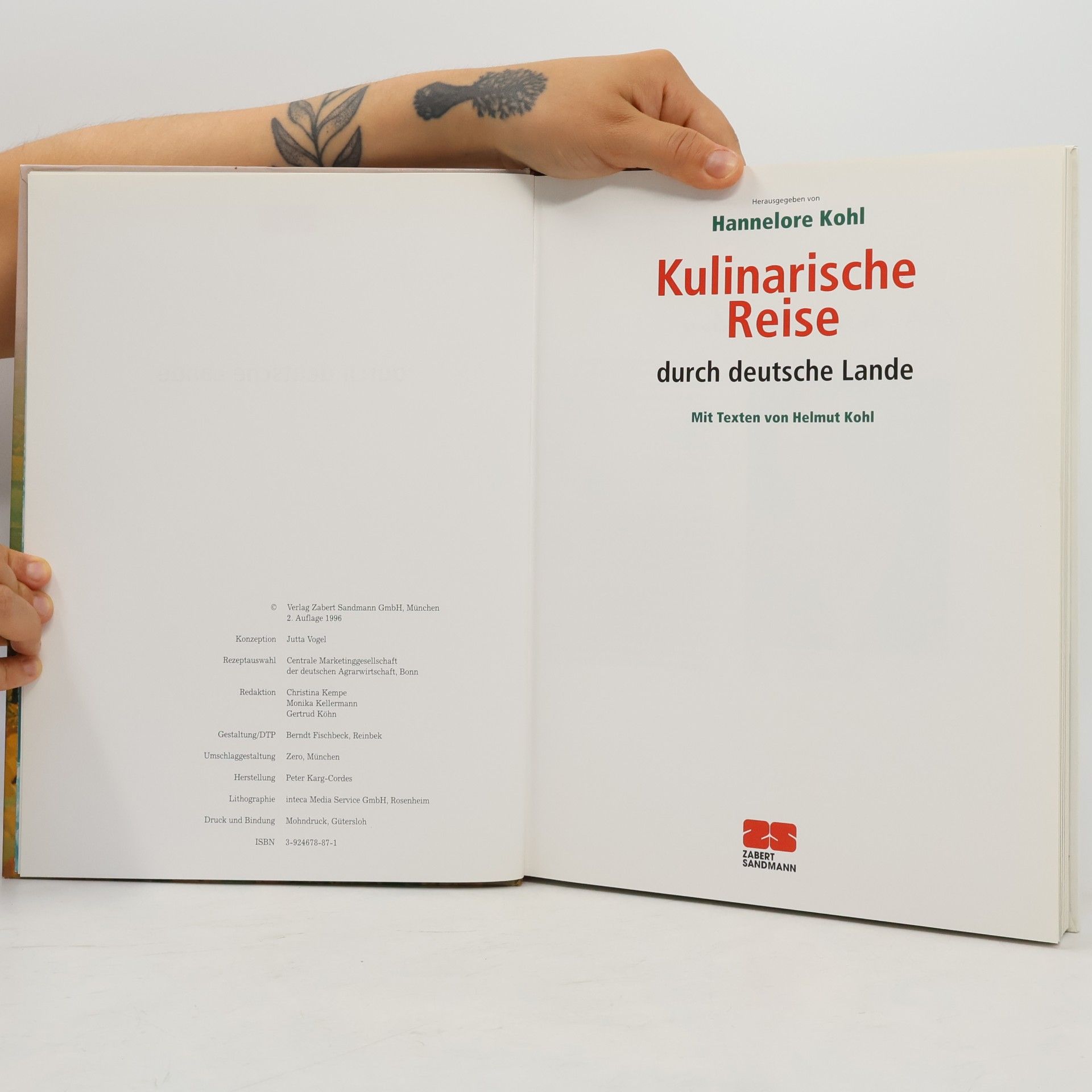 Hannelore Kohl Kulinarische Reise durch deutsche Lande
