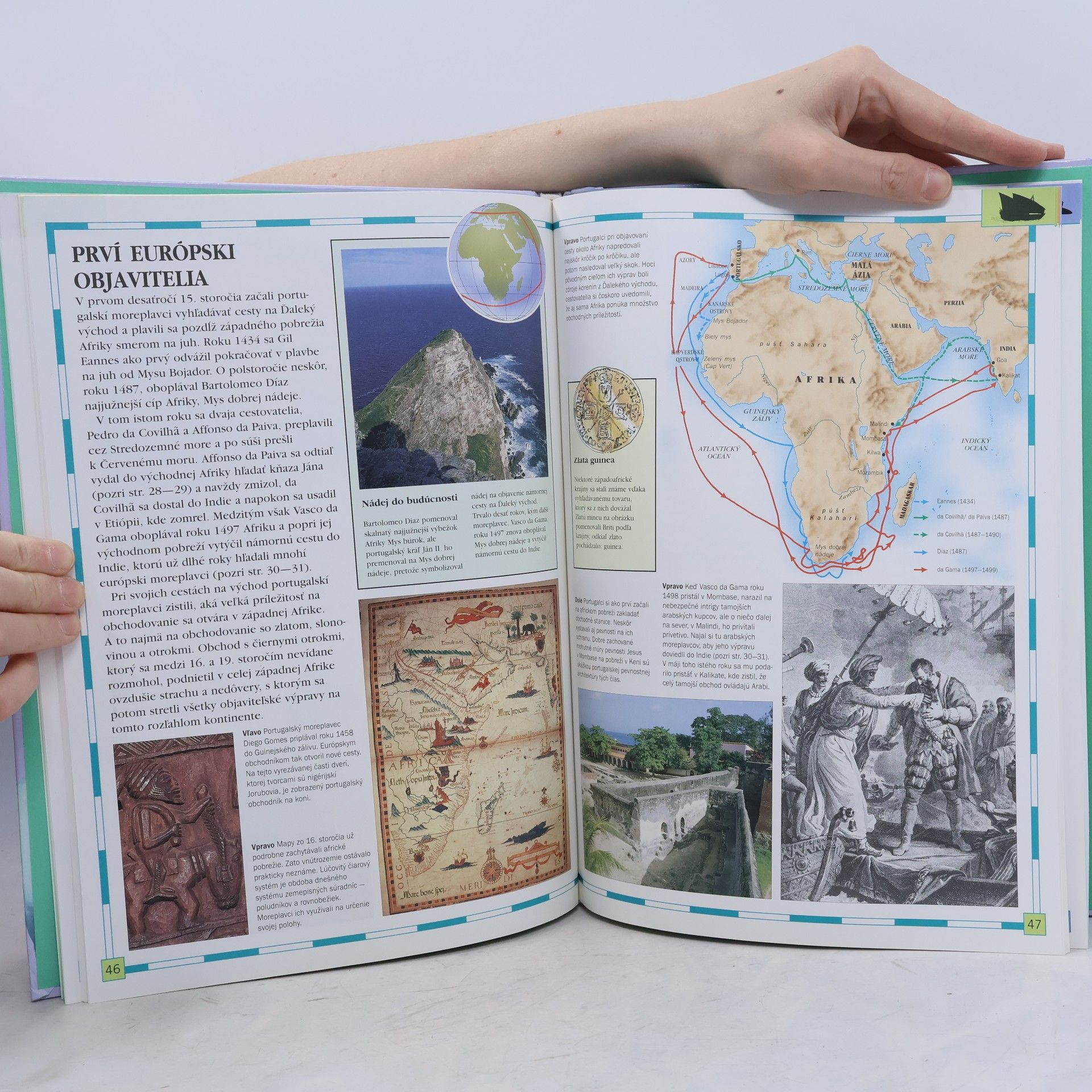 Antony Mason Detský atlas objavných ciest