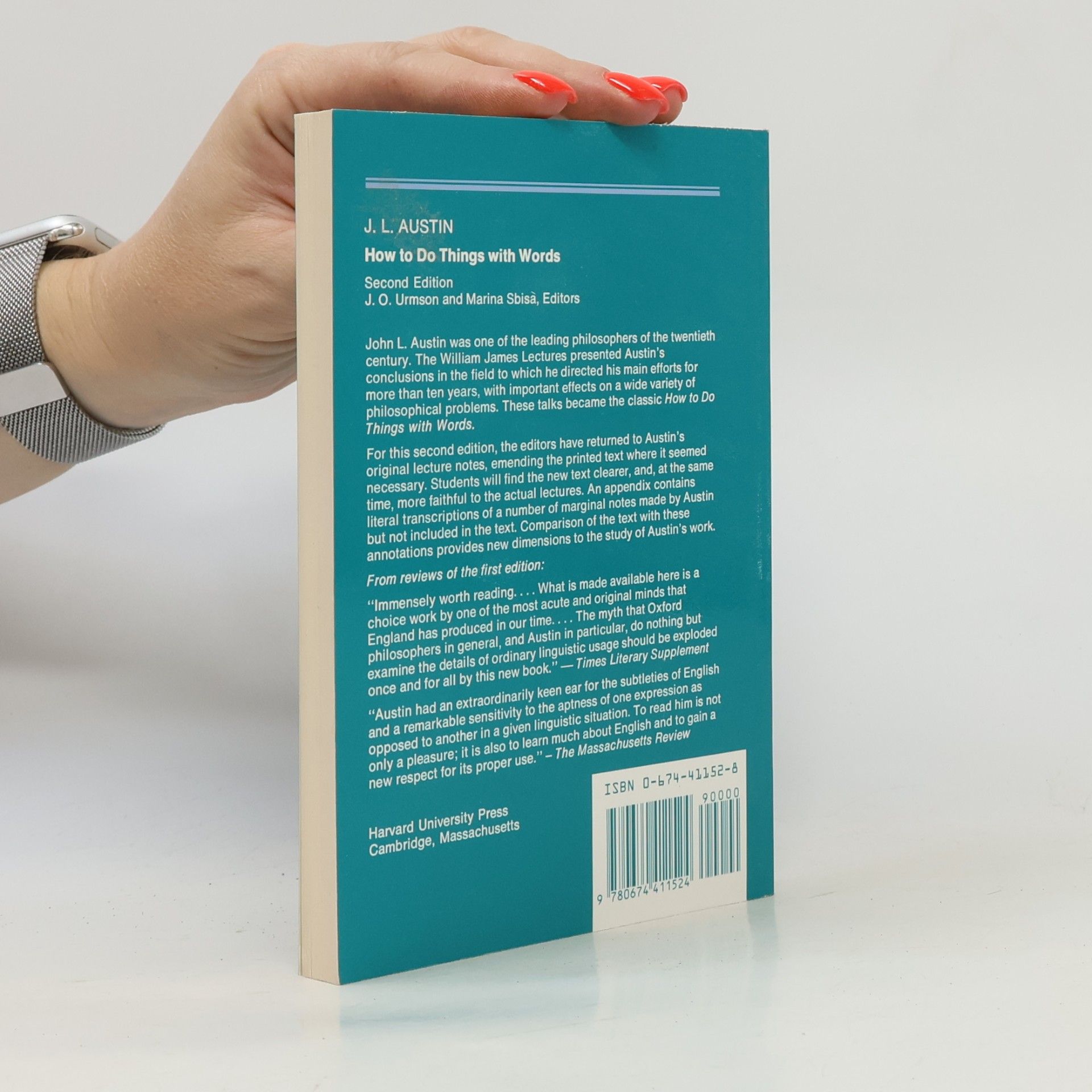 J. L. Austin How to Do Things with Words - Second Edition