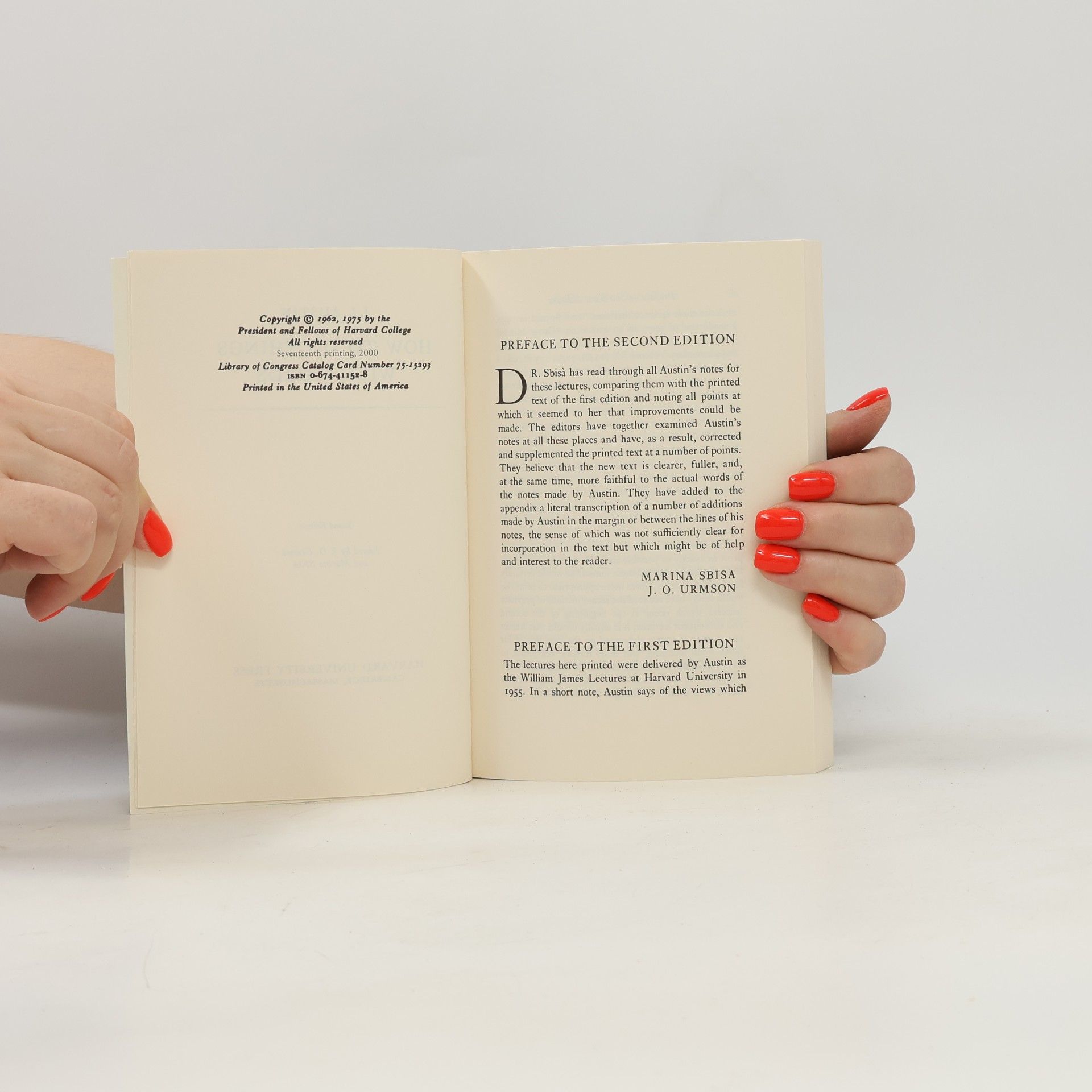 J. L. Austin How to Do Things with Words - Second Edition