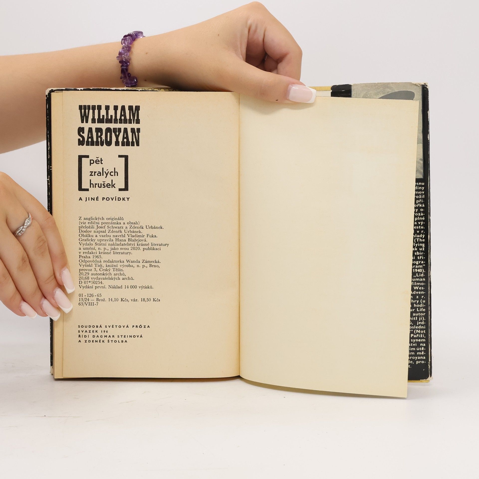 William Saroyan Pět zralých hrušek a jiné povídky