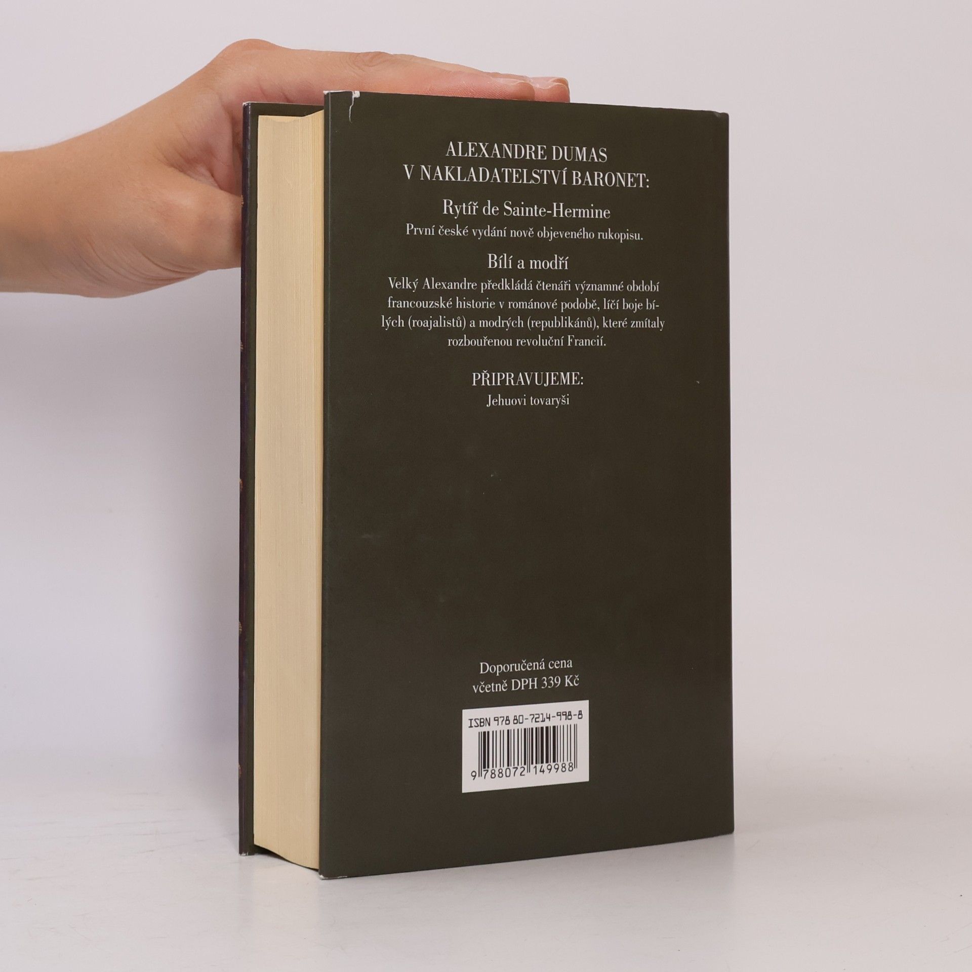 Alexandre Dumas der Ältere Bílí a modří