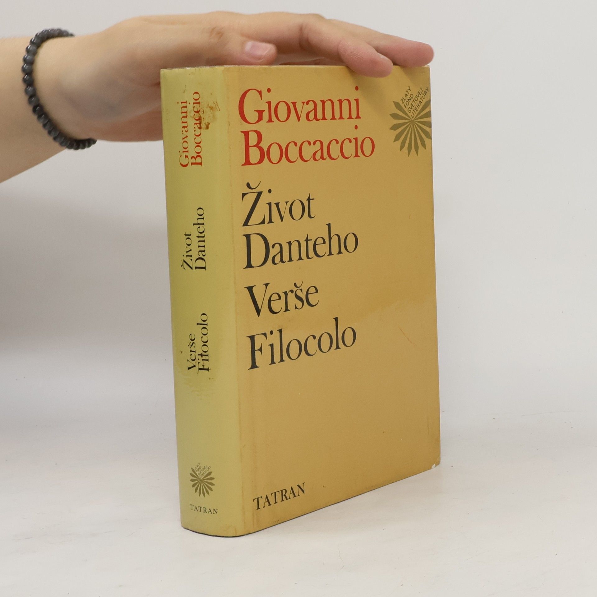 Giovanni Boccaccio Život Danteho. Verše. Filocolo