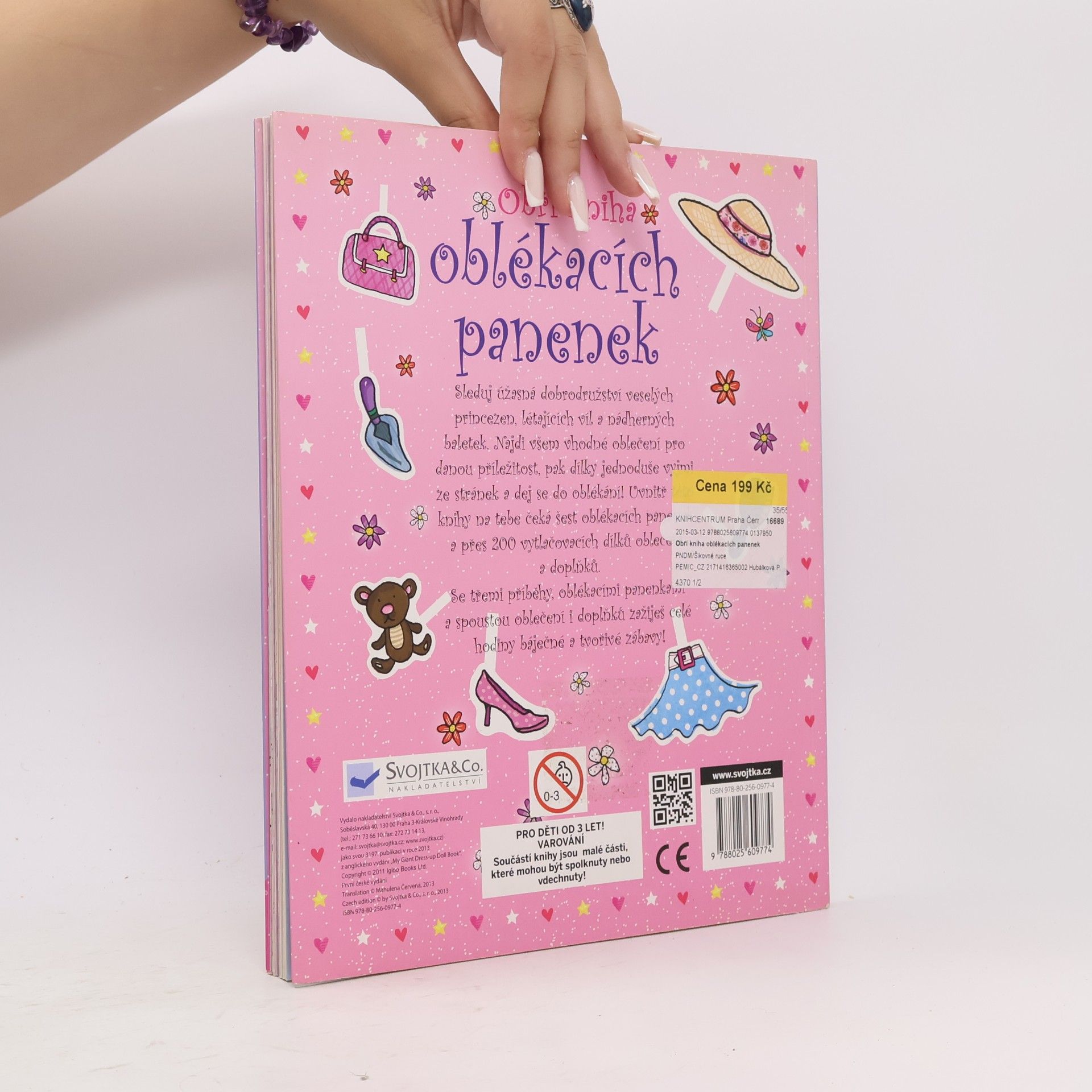 Mahulena Červená Obří kniha oblékacích panenek