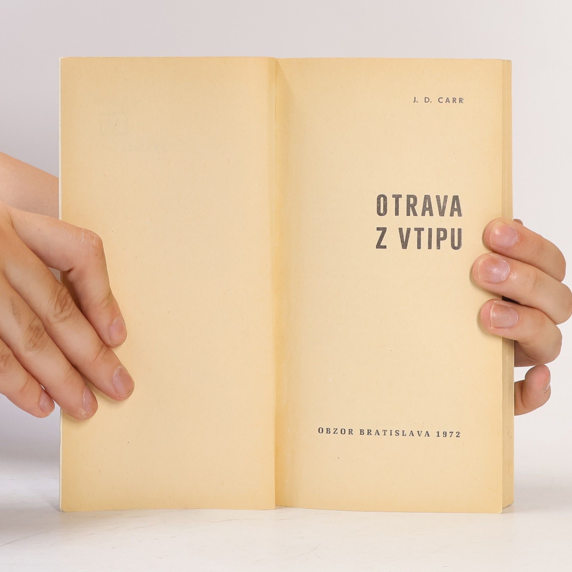 John Dickson Carr Otrava z vtipu