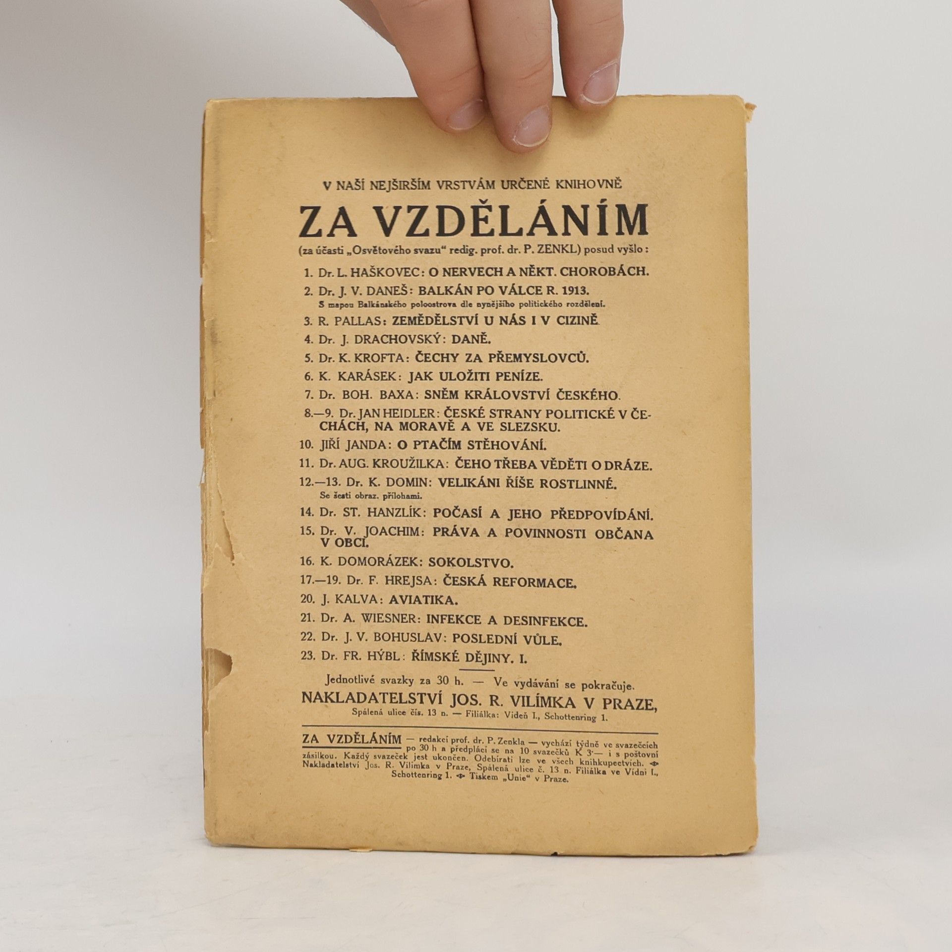 František Hýbl Římské dějiny I