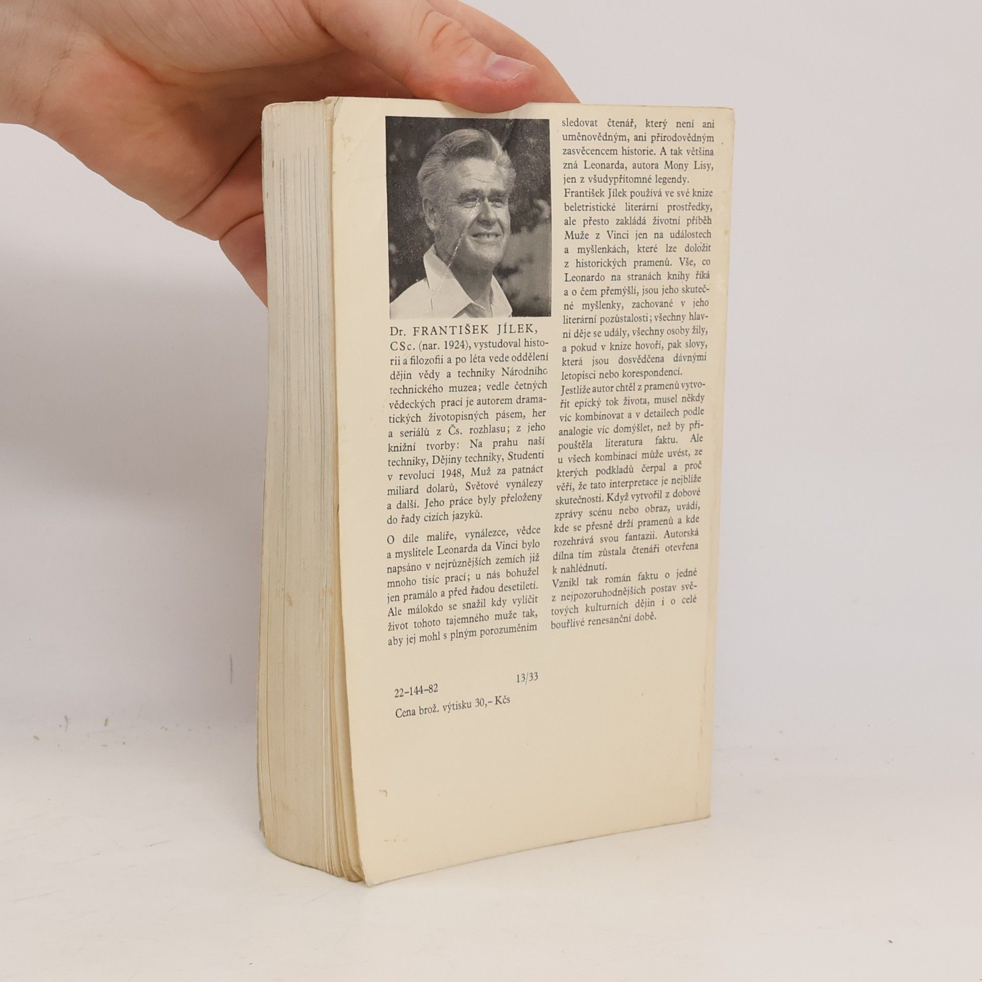 František Jílek Muž z Vinci