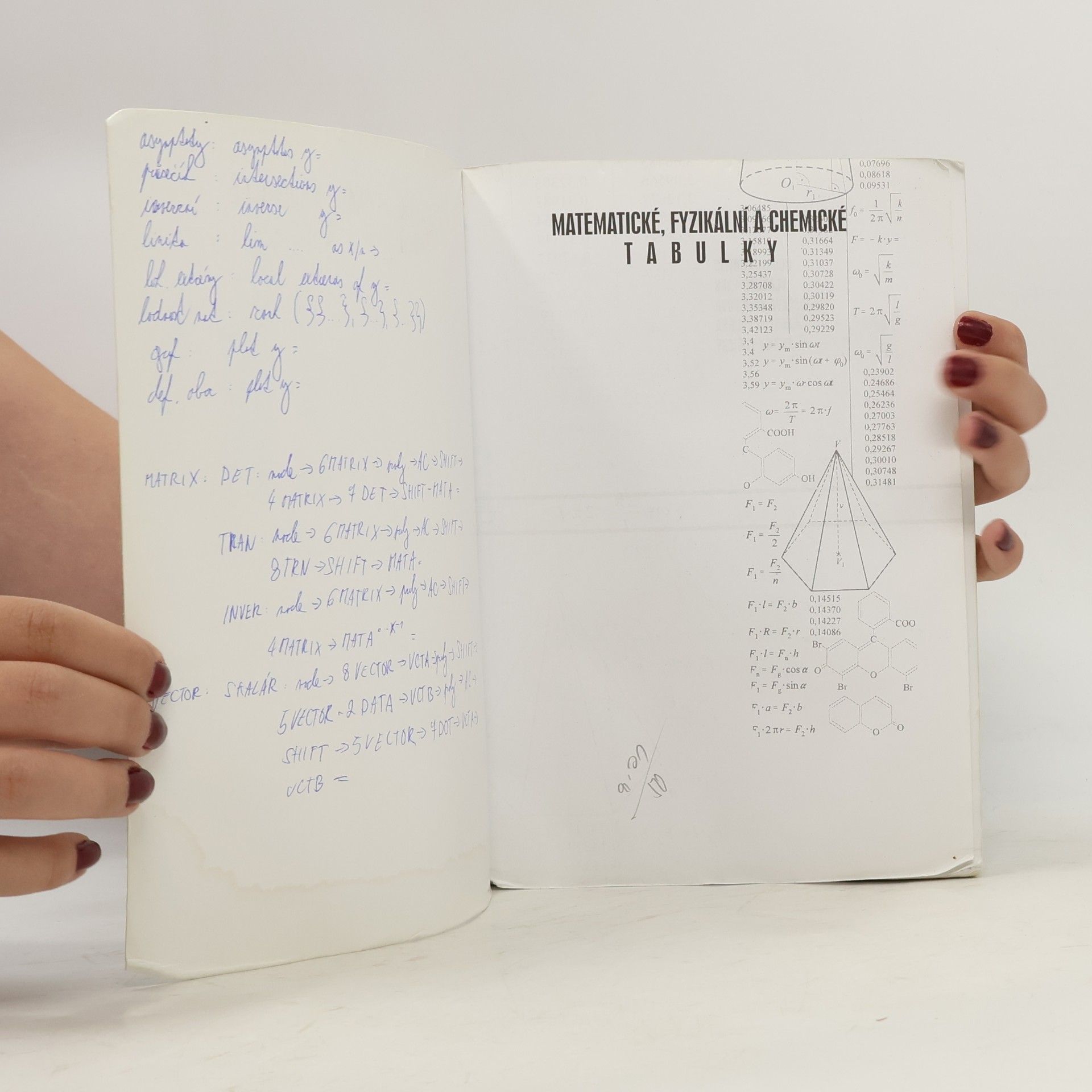 Bohumír Kotlík Matematické, fyzikální a chemické tabulky: Pro SŠ a nižší ročníky víceletých gymnázií
