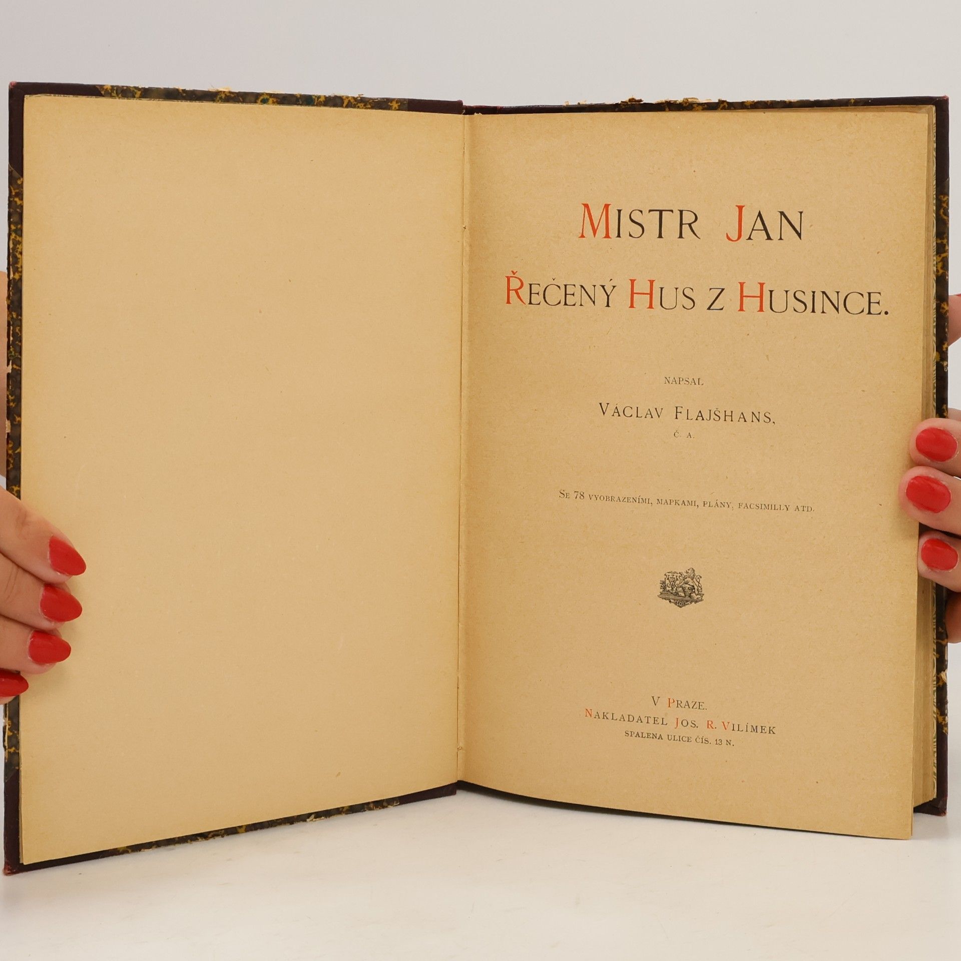 Václav Flajšhans Mistr Jan Řečený Hus z Husince