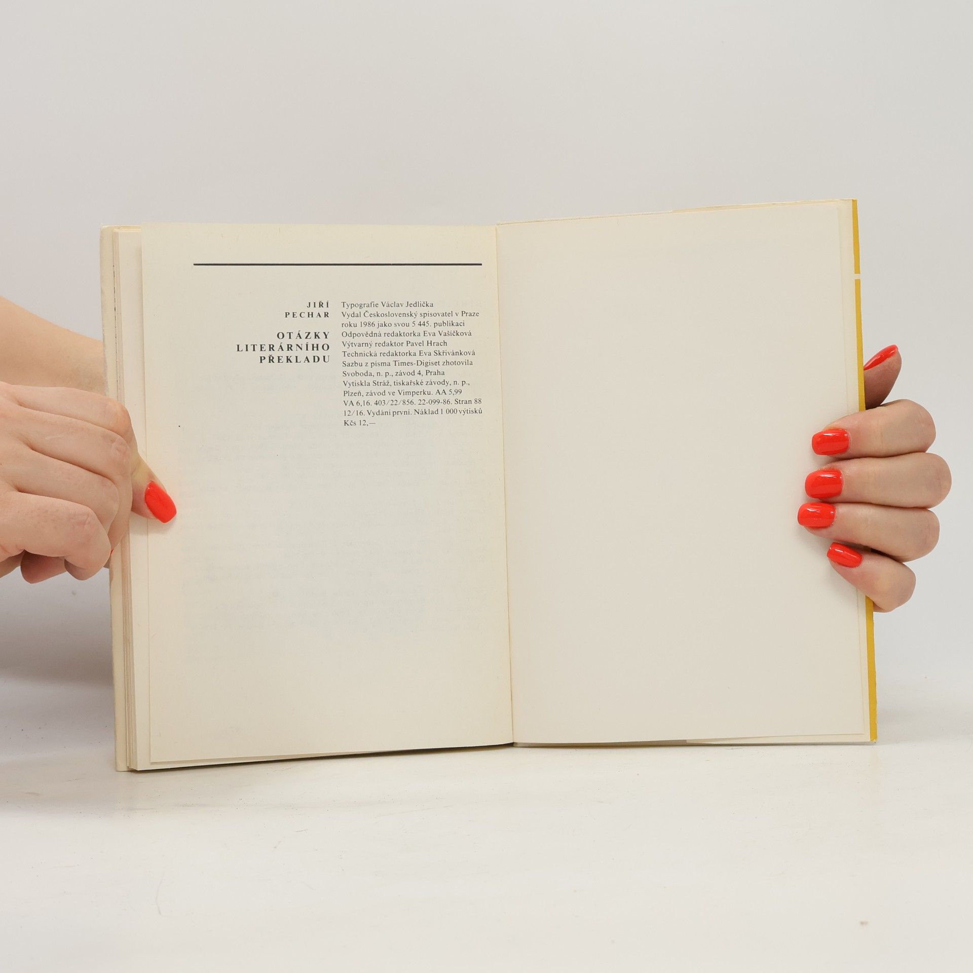 Jiří Pechar Otázky literárního překladu