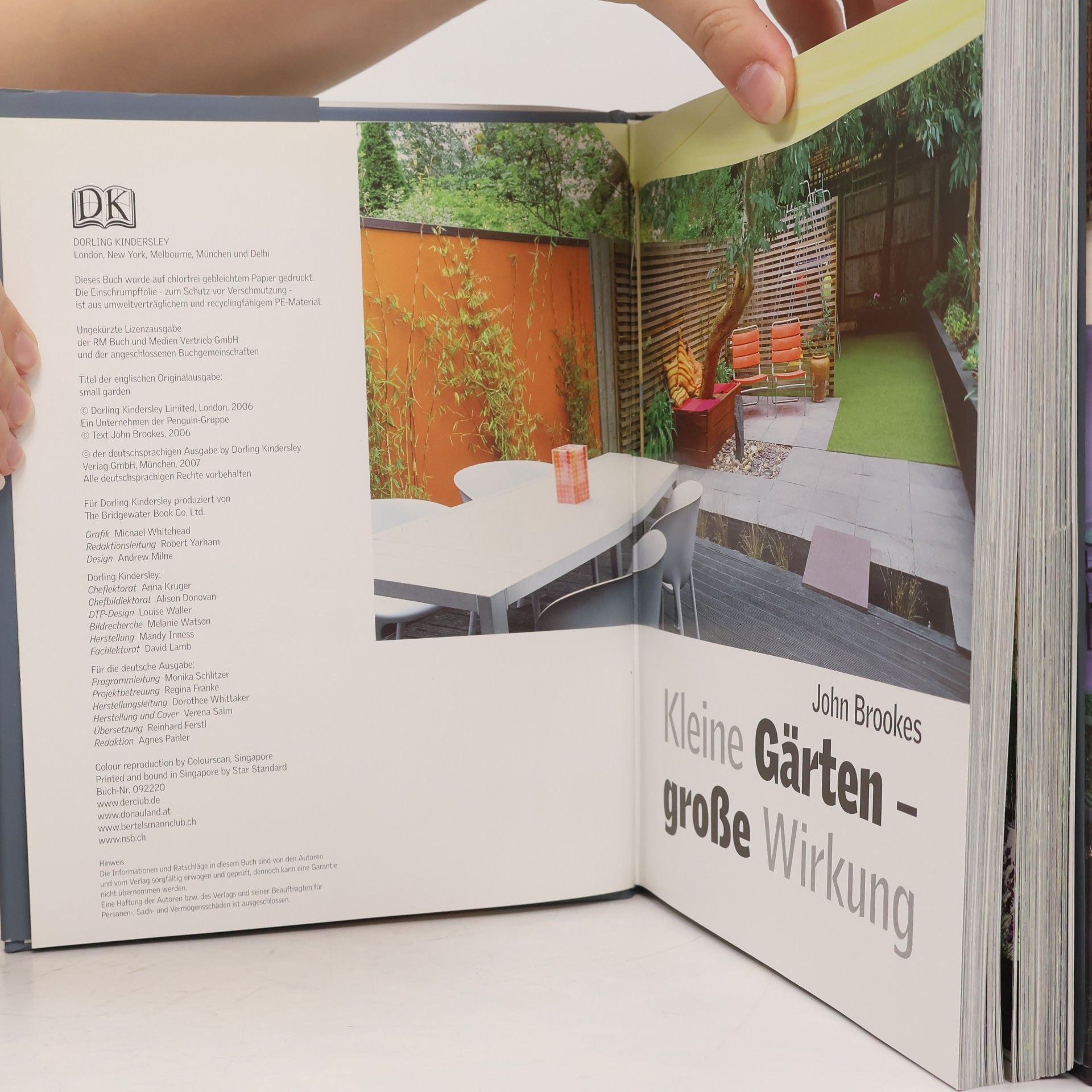 John Brookes Kleine Gärten - große Wirkung