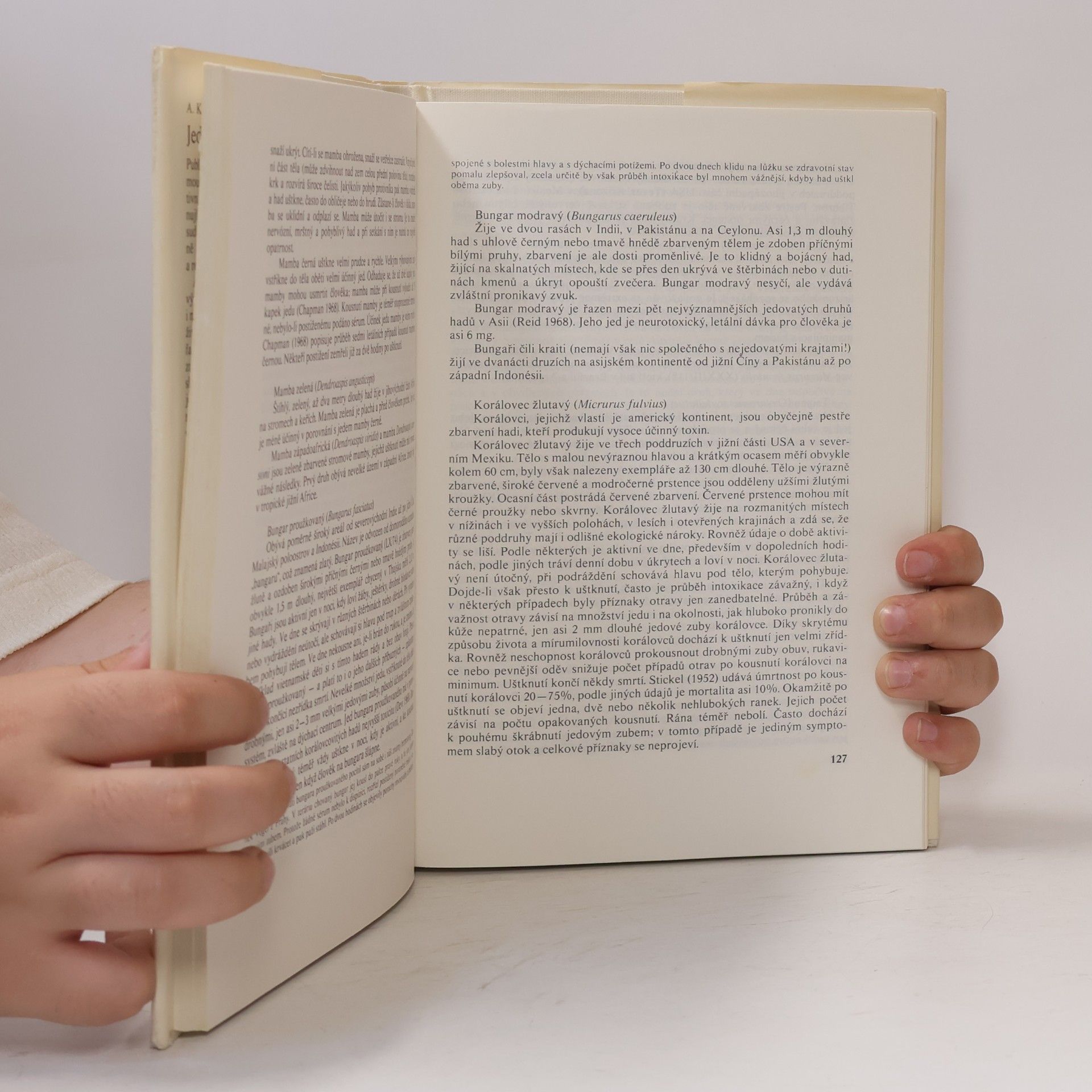 Antonín Kůrka Jedovatí živočichové