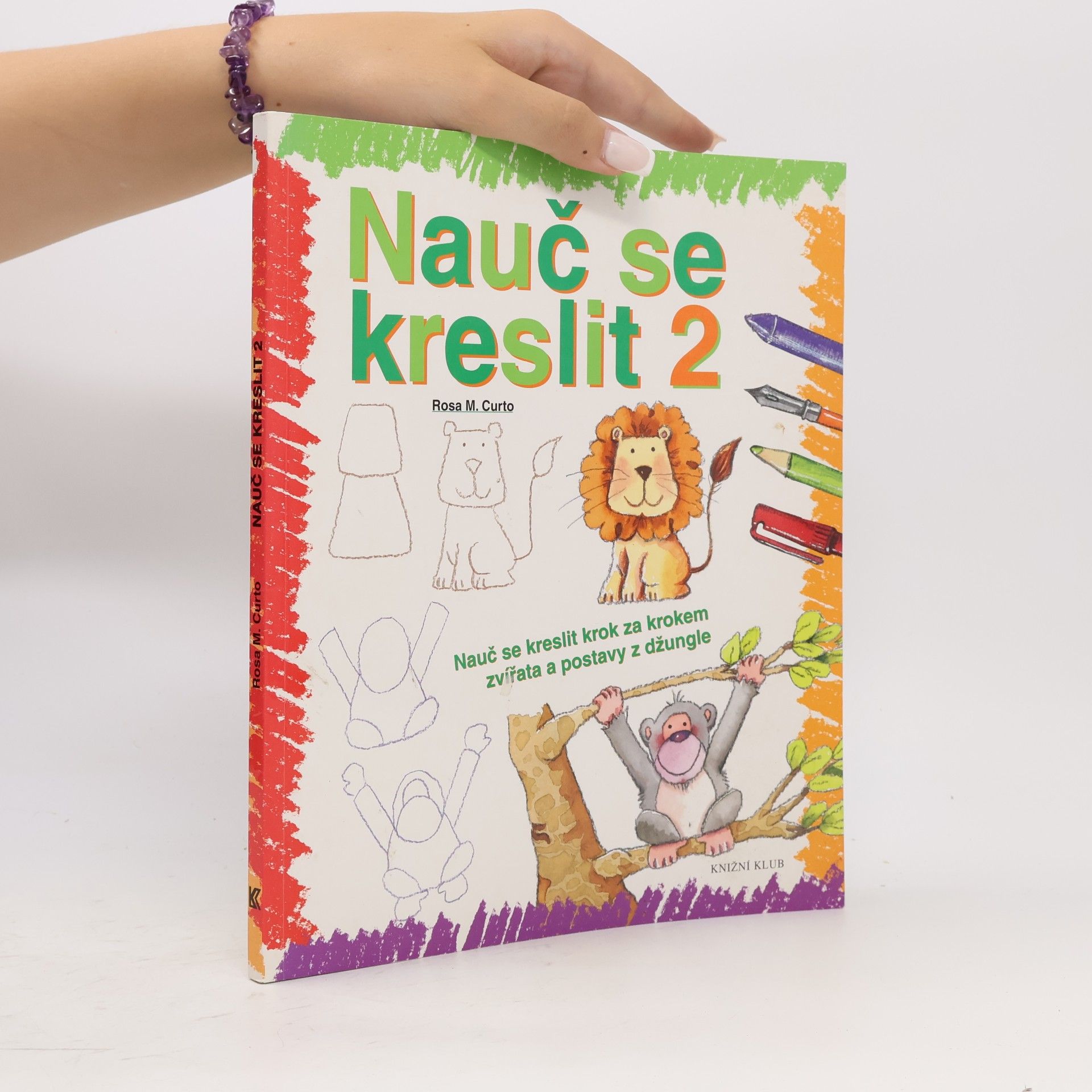 Rosa María Curto Nauč se kreslit 2. Nauč se kreslit krok za krokem zvířata a postavy z džungle