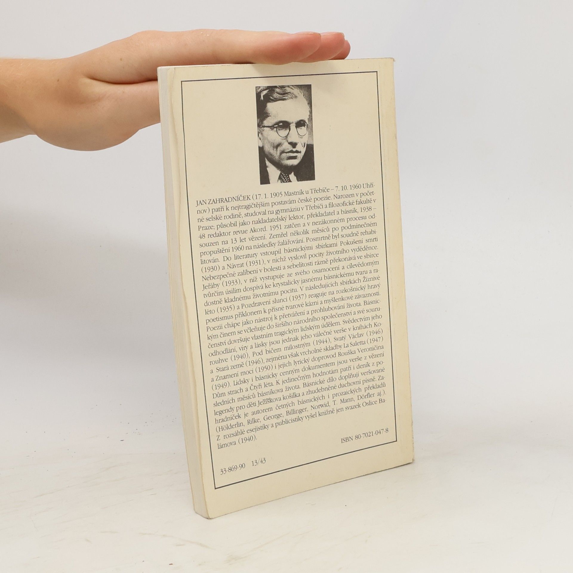 Jan Zahradníček Rouška Veroničina, La Saletta, Znamení moci