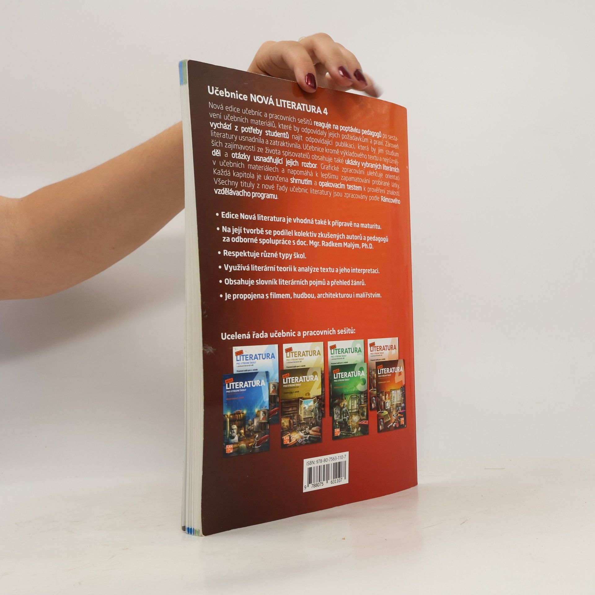 Auteurscollectief Nová literatura pro střední školy s ukázkami literálních děl. Učebnice pro 4.ročník