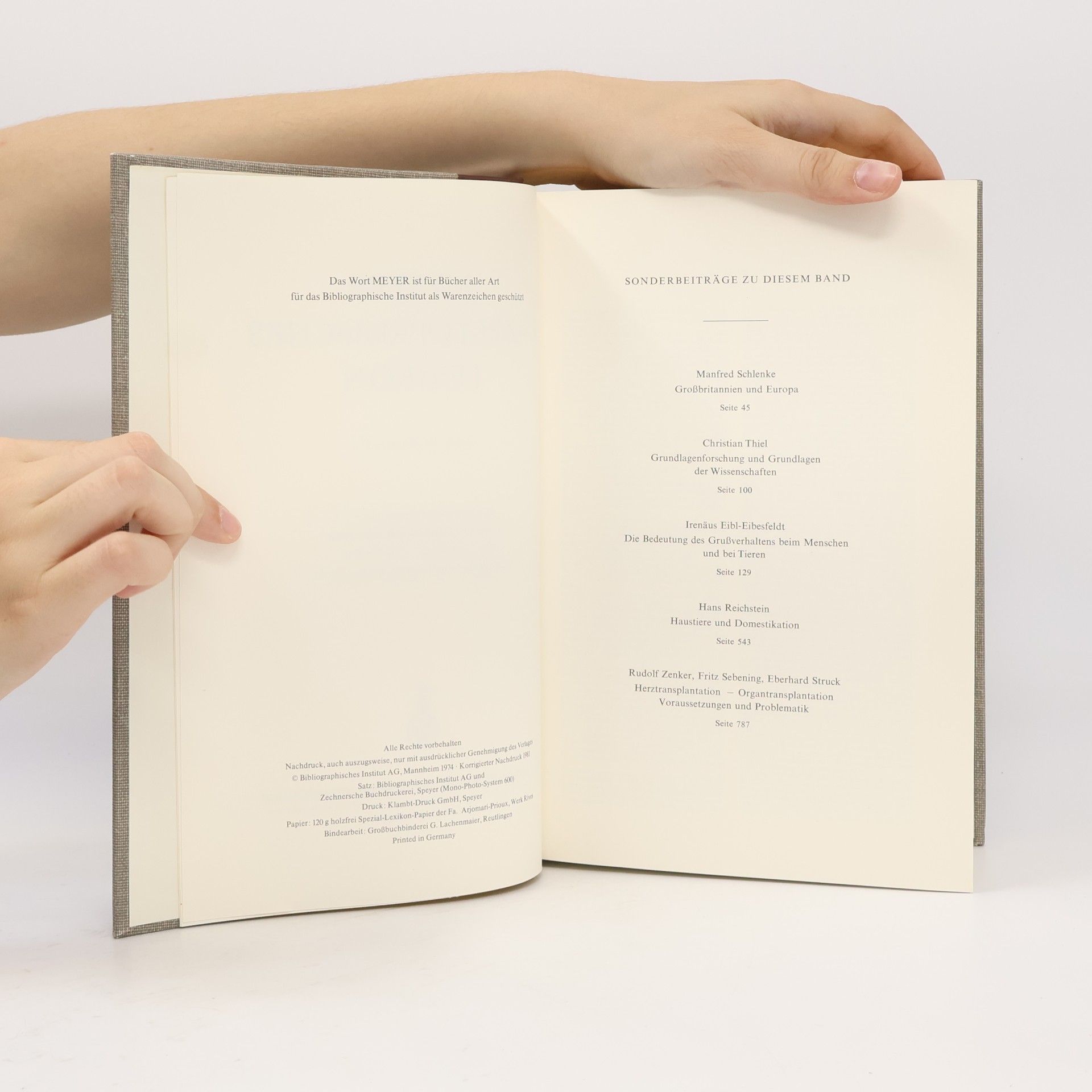 Various authors Meyers Enzyklopädisches Lexikon 11. Gros-He