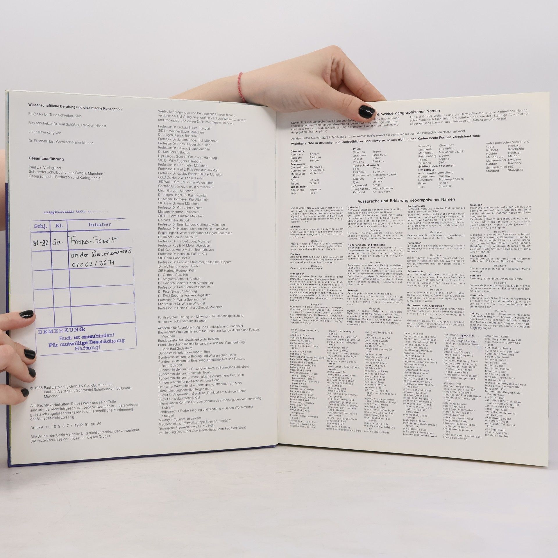 Autorenkollektiv List Schulatlas. Deutschland und die Welt
