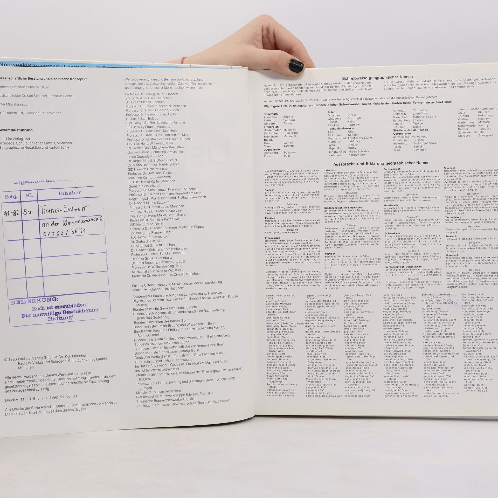 Autorenkollektiv List Schulatlas. Deutschland und die Welt