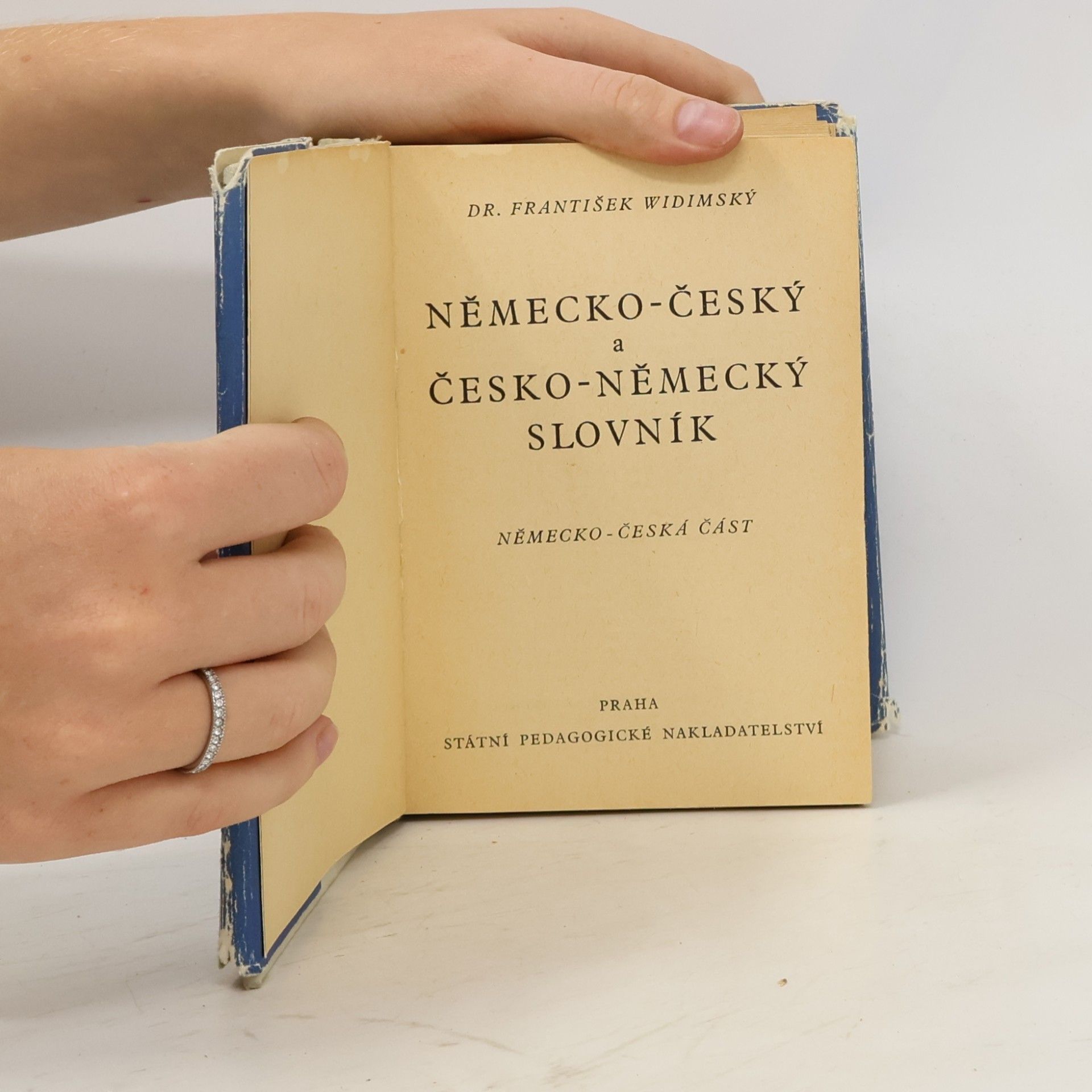 František Widimský Německo-český česko-německý. Část neměcko-česká